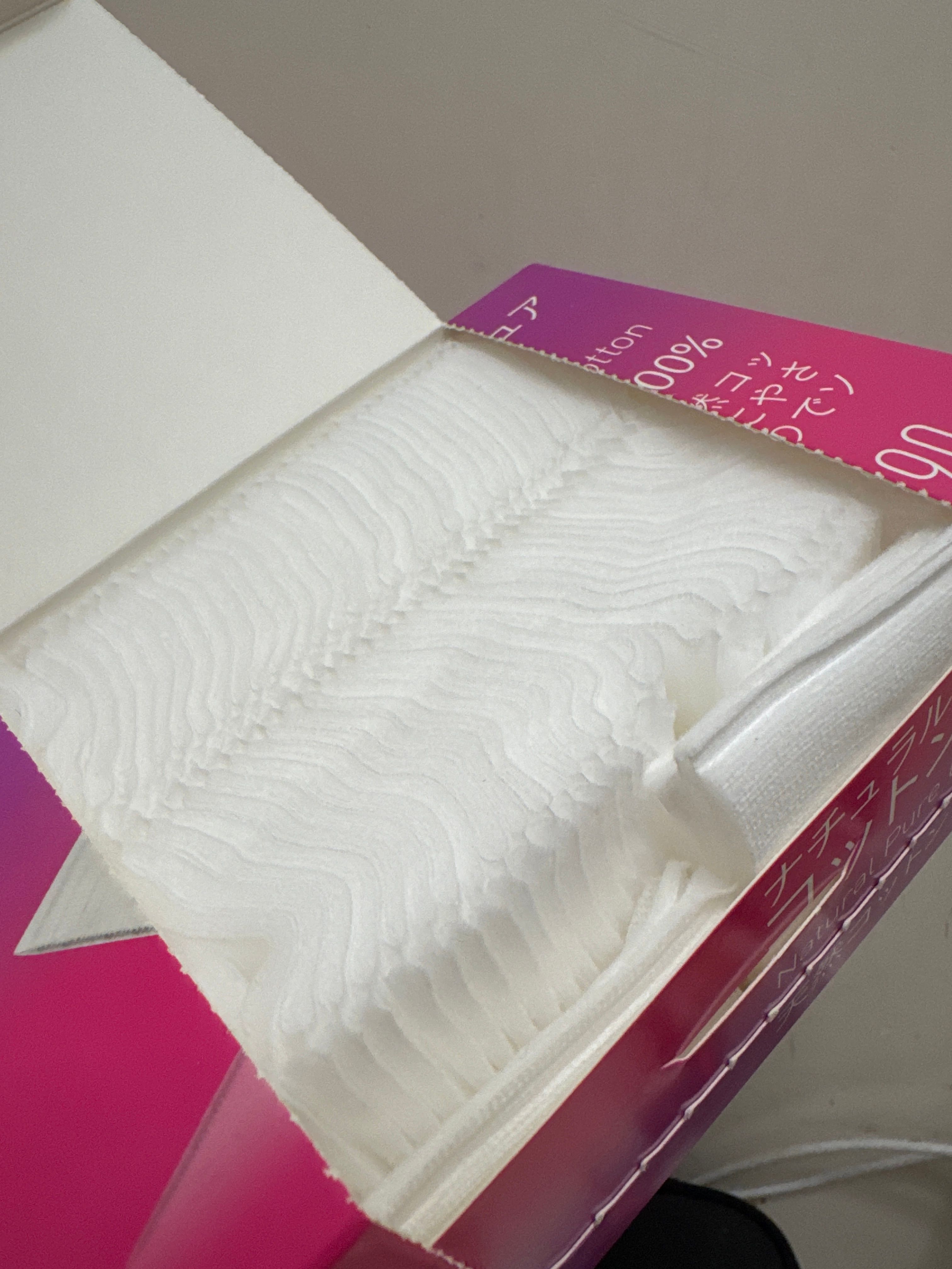 Matsukiyo 松本清 MK天然純淨化妝棉 真實評價/實測照片 bymi****i. 1