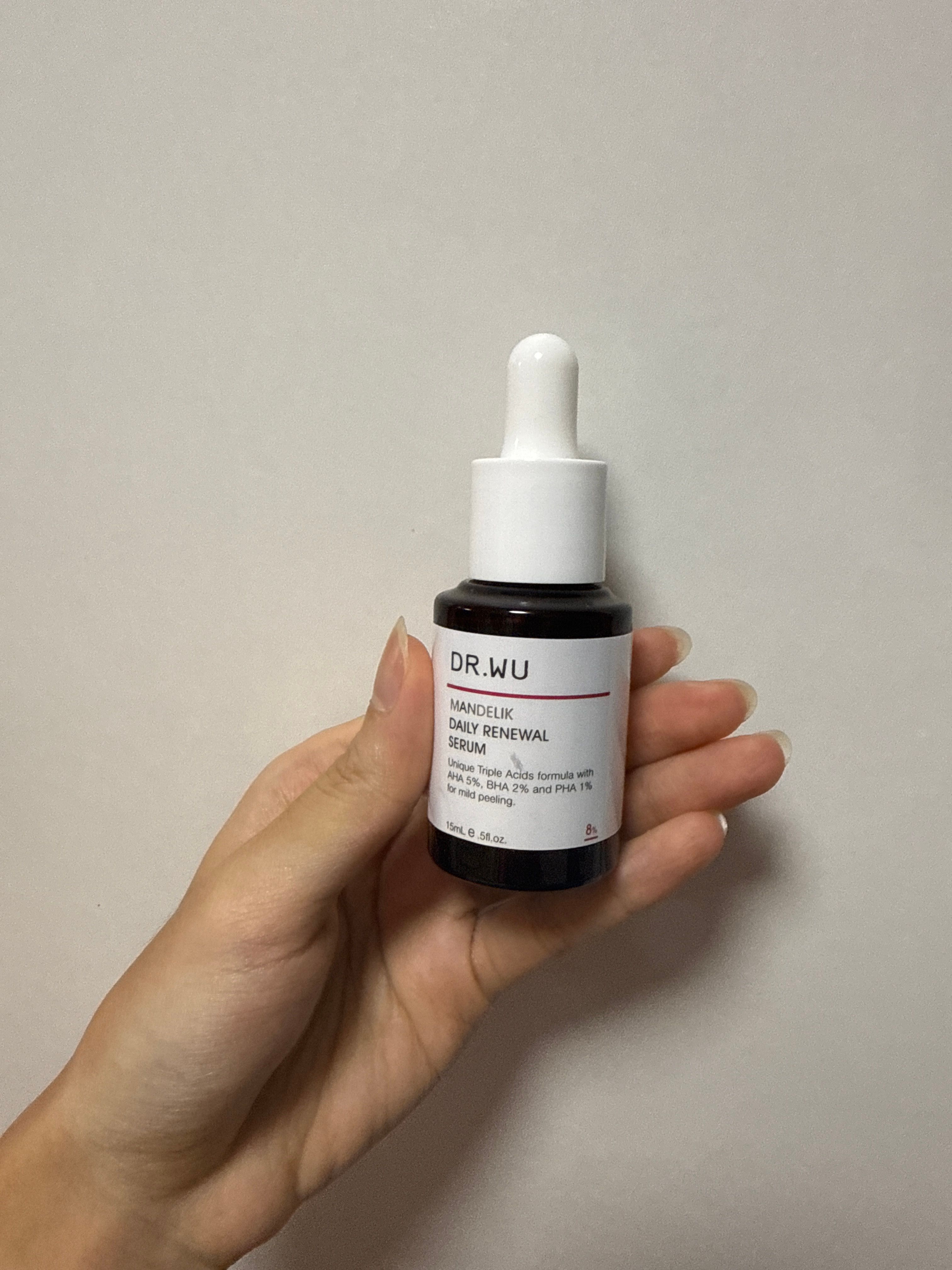 DR.WU 杏仁酸溫和煥膚精華8% 真實評價/實測照片 by細* 1