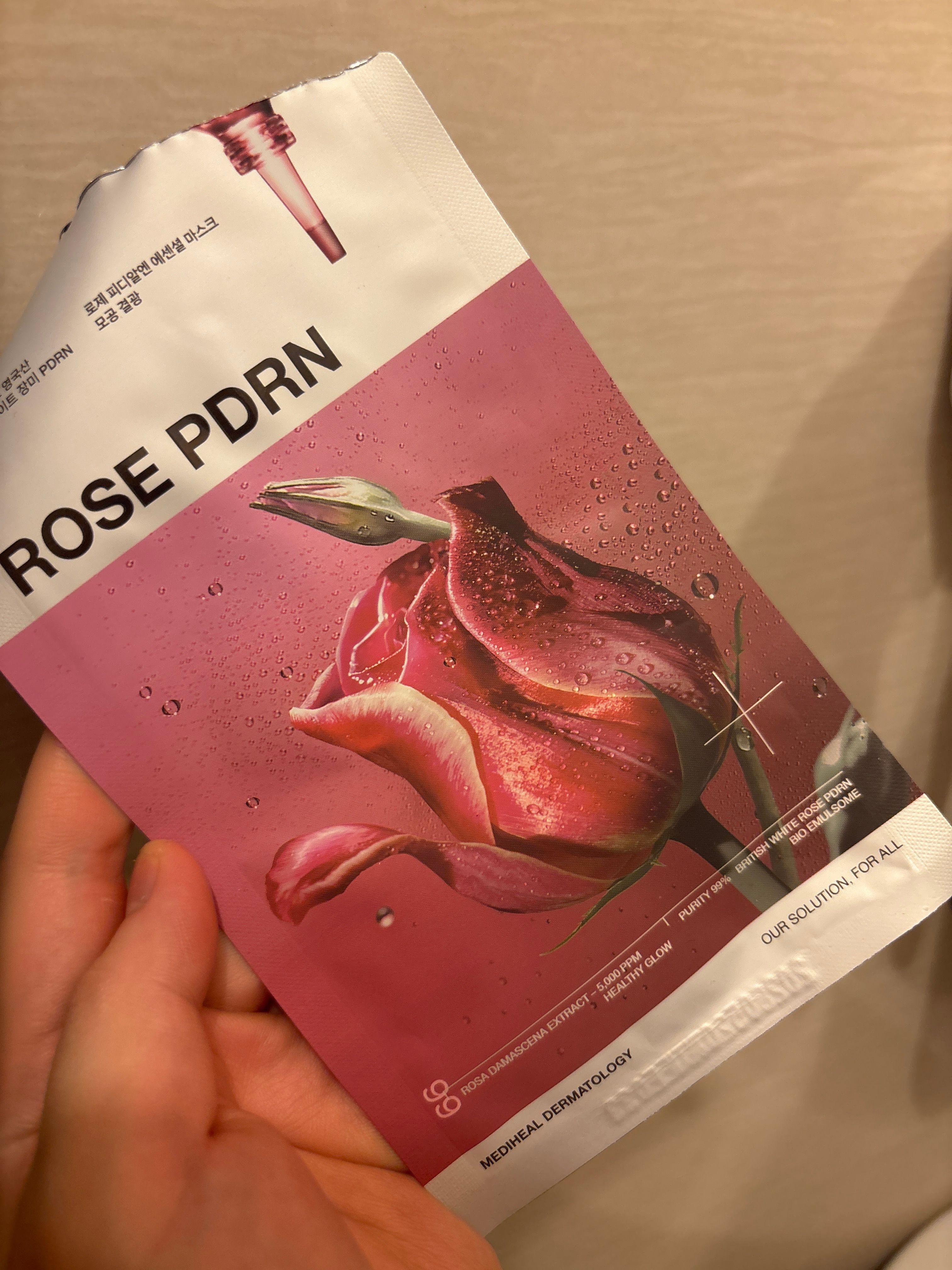 Mediheal PDRN 玫瑰精華毛孔清潔面膜 真實評價/實測照片 byzoe************com 1