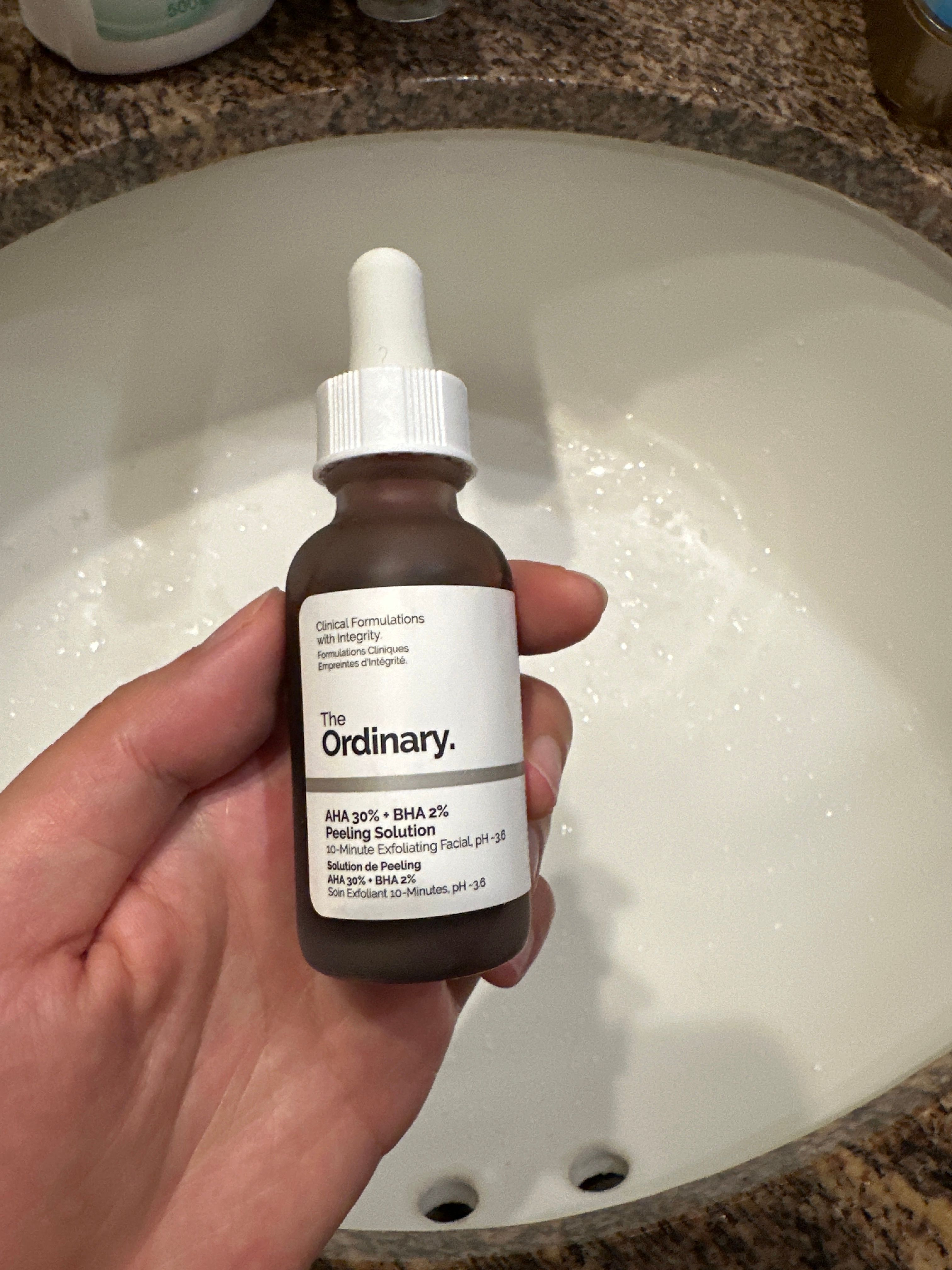 The Ordinary 去角質面膜精華液 AHA 30% + BHA 2% Peeling Solution 真實評價/實測照片 bynat*****************com 1