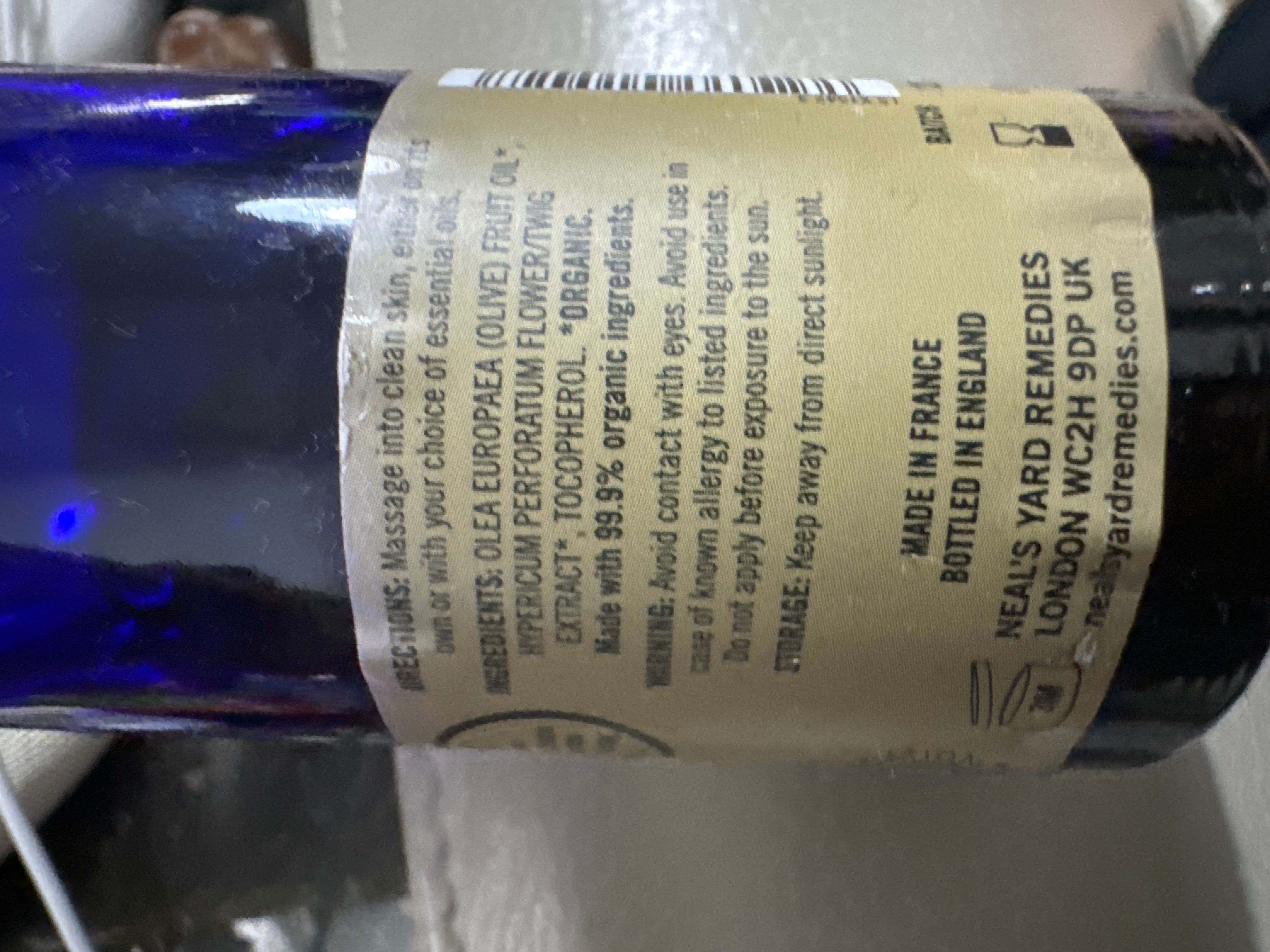 Neal’s Yard Remedies 聖約翰草浸泡油 真實評價/用後感 byyan*****************.hk 1 Neal’s Yard Remedies 聖約翰草浸泡油 真實評價/實測照片 byyan*****************.hk 1