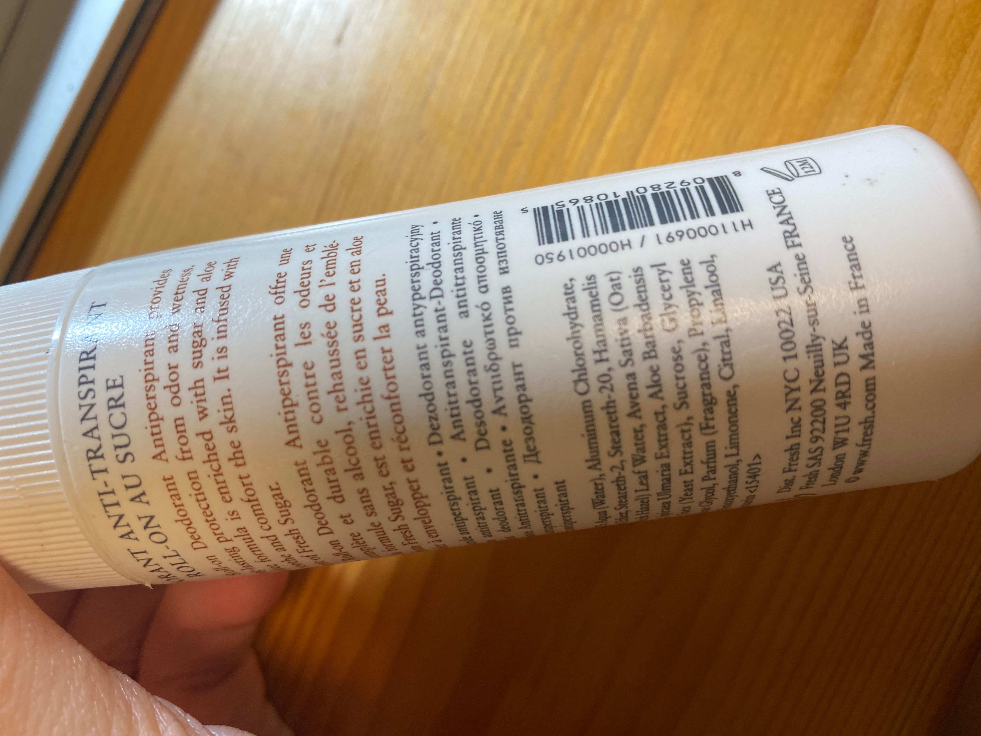 Fresh 黃糖清香止汗劑 真實評價/實測照片 byWa***es 1