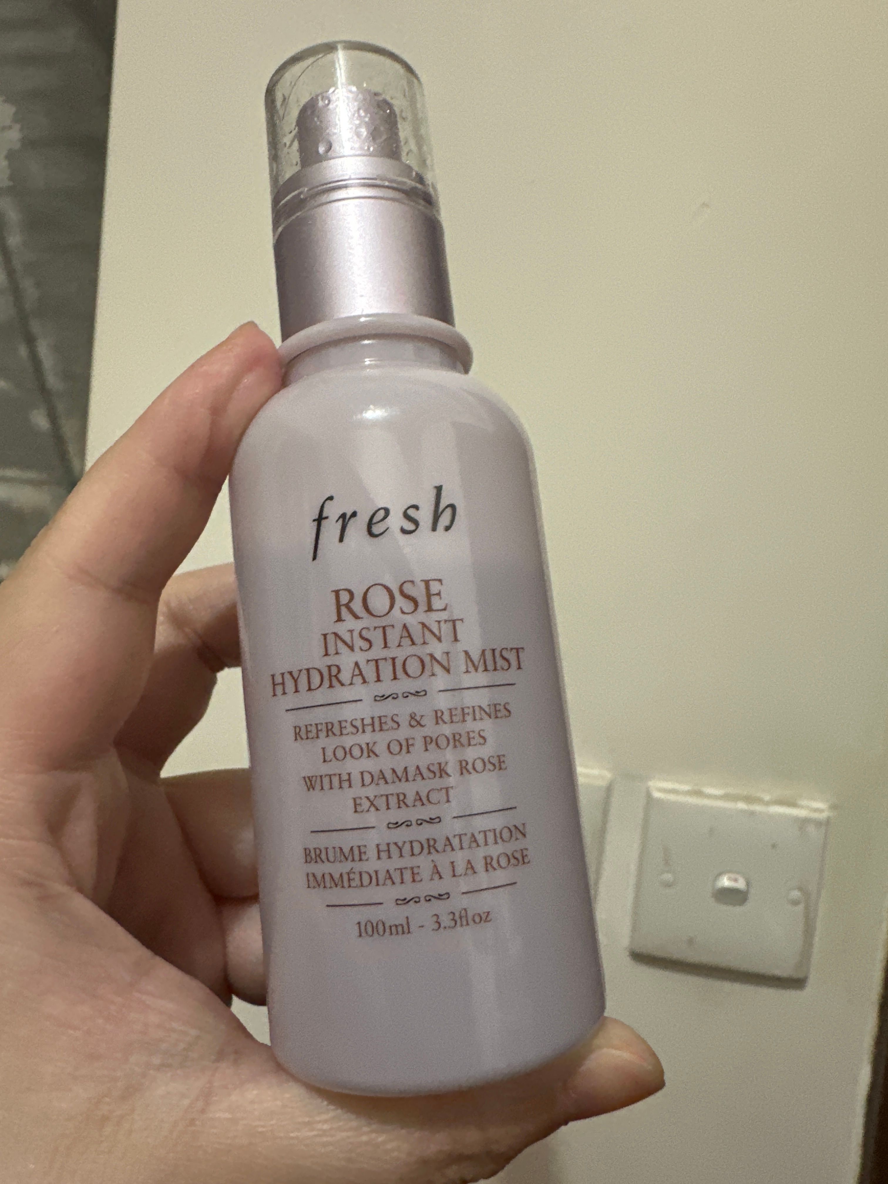 Fresh 玫瑰深層保濕柔膚水 真實評價/實測照片 byYi**ko 2