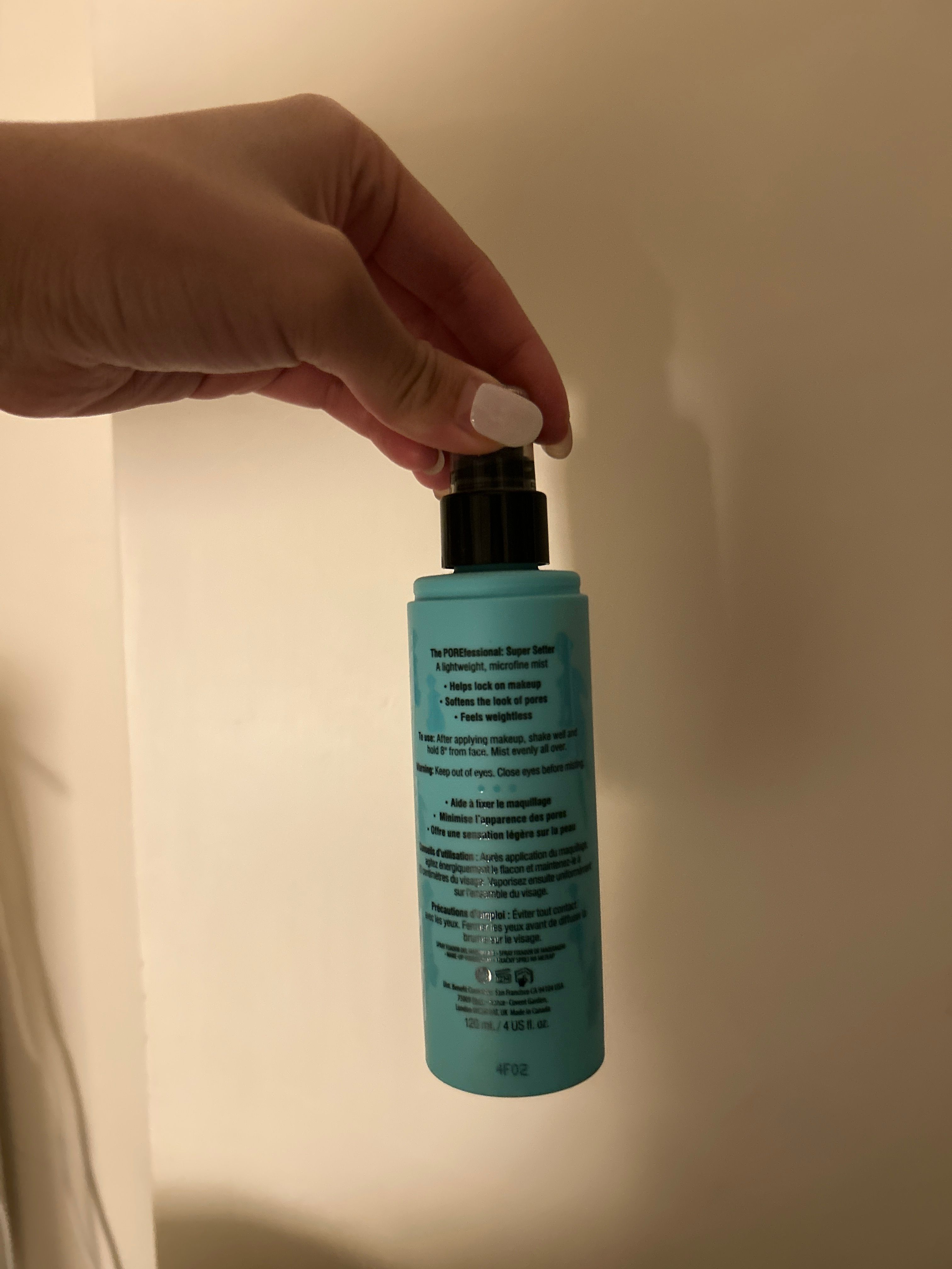 Benefit Cosmetics 強力無重定妝噴霧 The POREfessional: Super Setter makeup setting spray 真實評價/實測照片 bylok***************com 1
