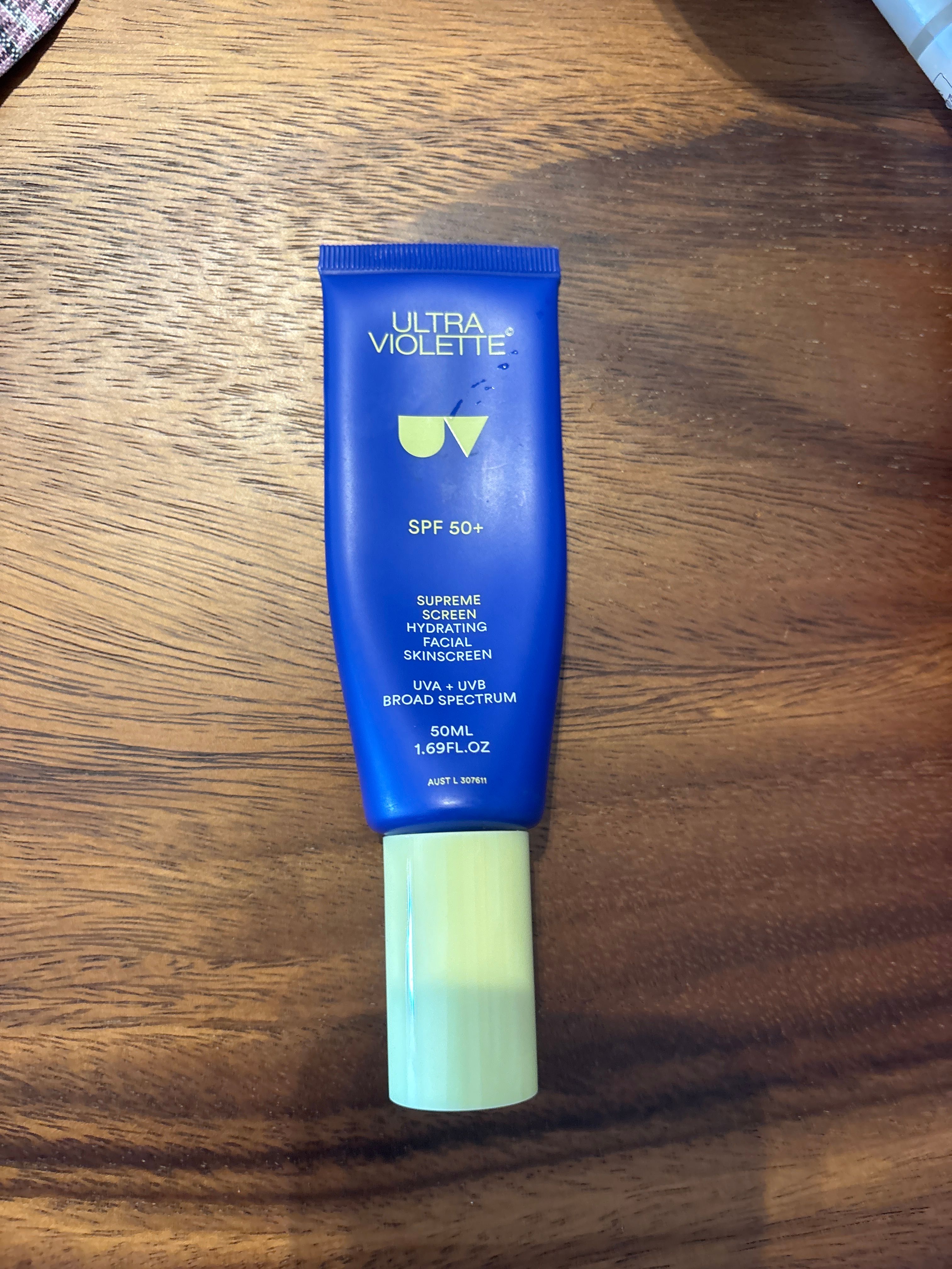 ULTRA VIOLETTE Supreme Screen Hydrating Facial Skinscreen SPF 50+ 真實評價/實測照片 byayw***********com 2