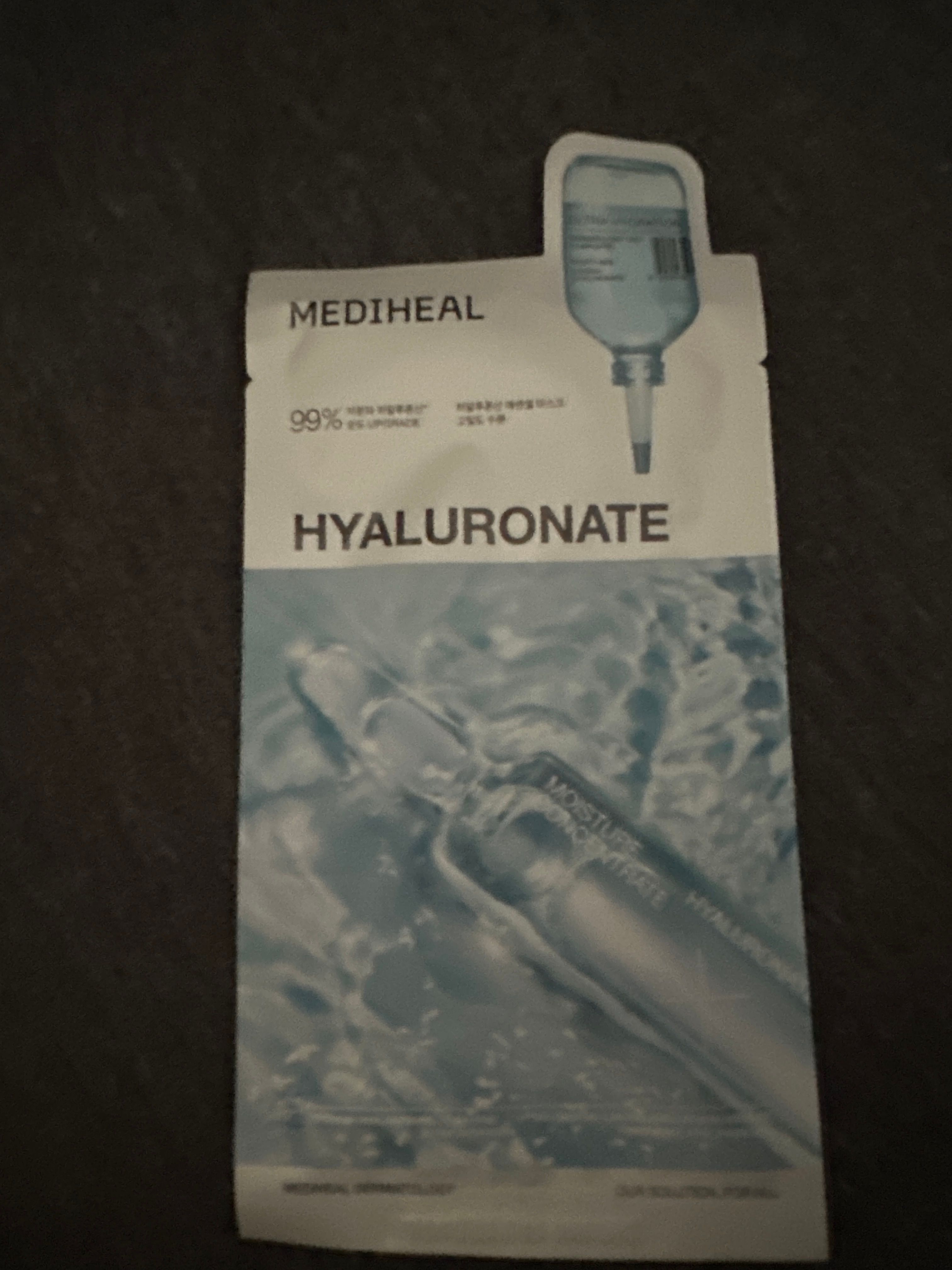 Mediheal 透明質酸水潤保濕面膜 真實評價/實測照片 bypep******************com 2