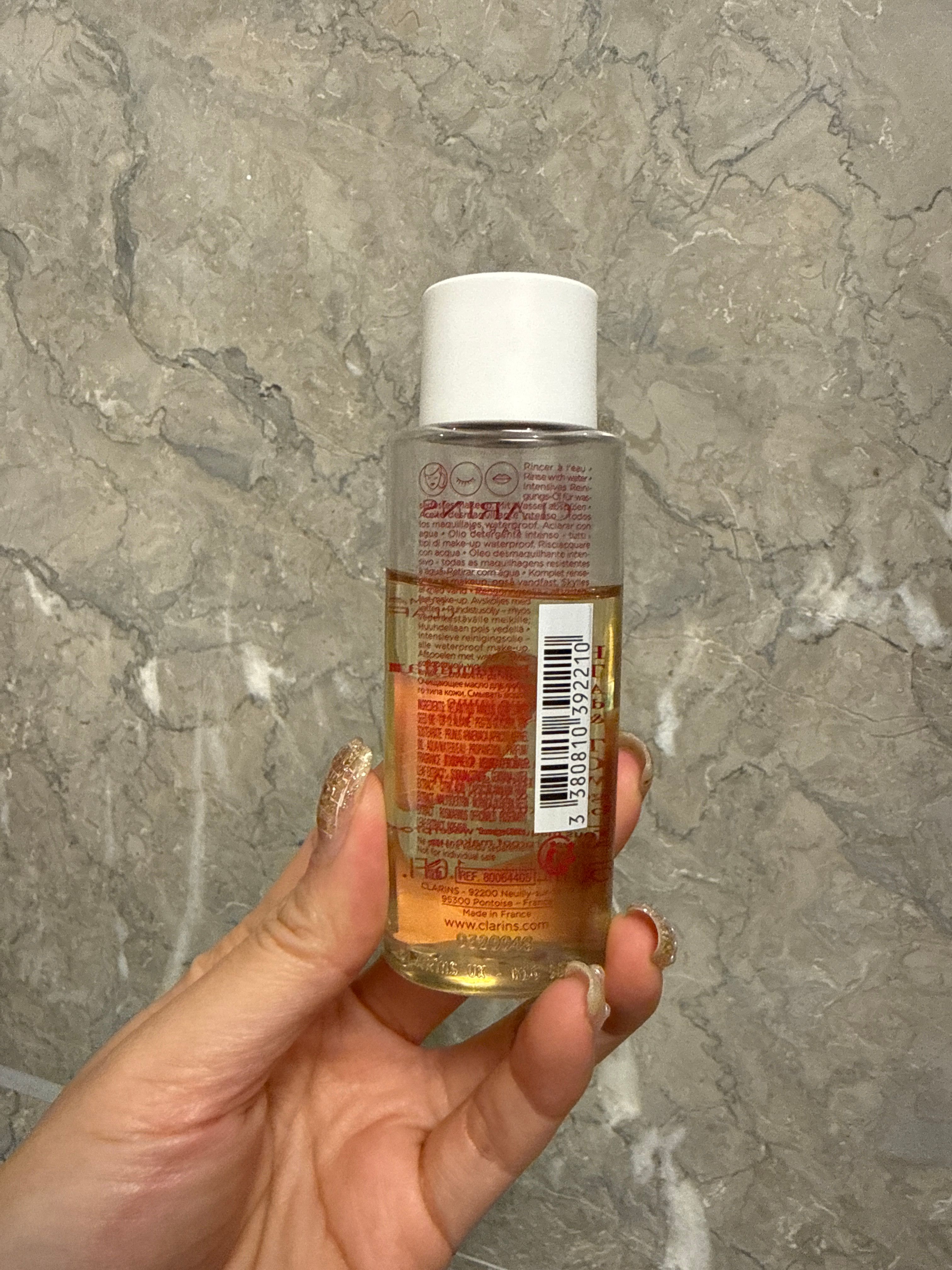 CLARINS 植萃全效潔面卸妝油 Total Cleansing Oil 真實評價/實測照片 bysha****************com 1