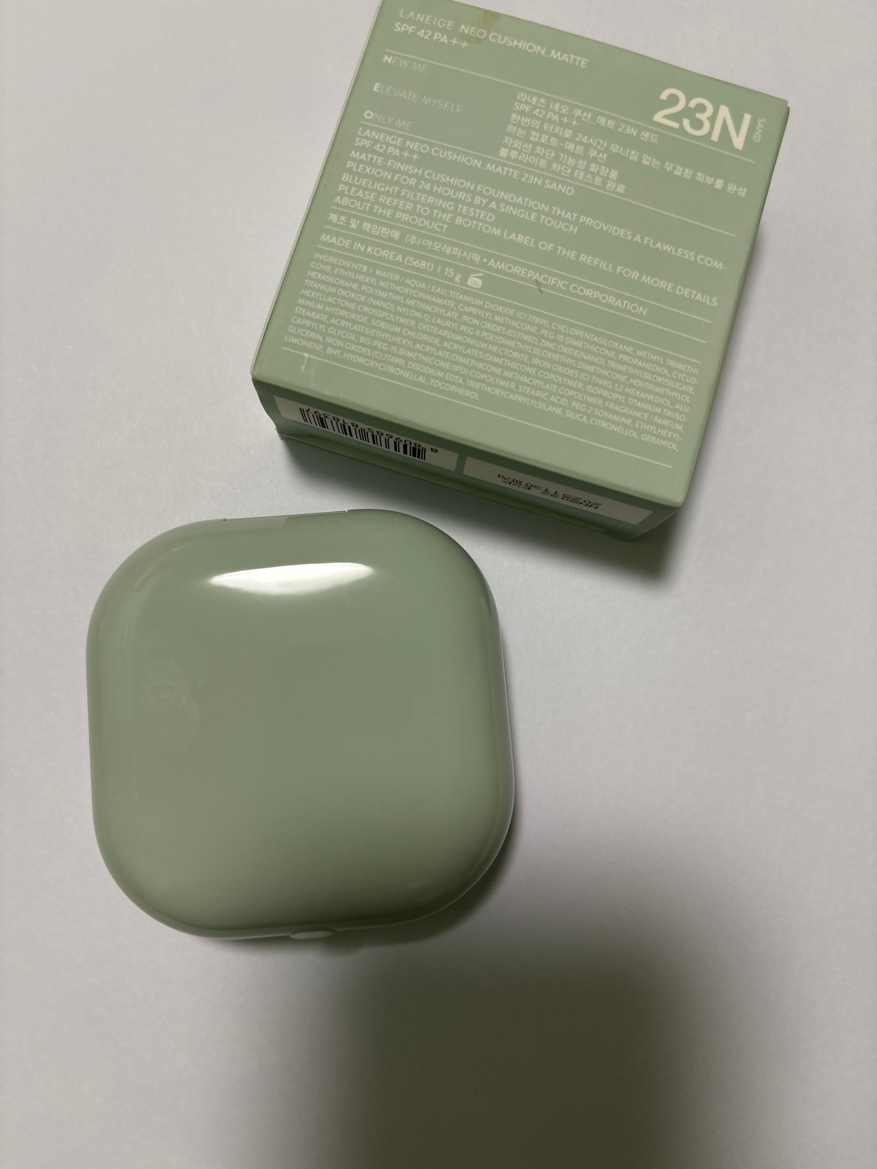 Laneige 霧感持久Neo Cushion霜 NEO Cushion Matte SPF 42 PA++ 真實評價/用後感 bymin***********.hk 1 Laneige 霧感持久Neo Cushion霜 NEO Cushion Matte SPF 42 PA++ 真實評價/實測照片 bymin***********.hk 1