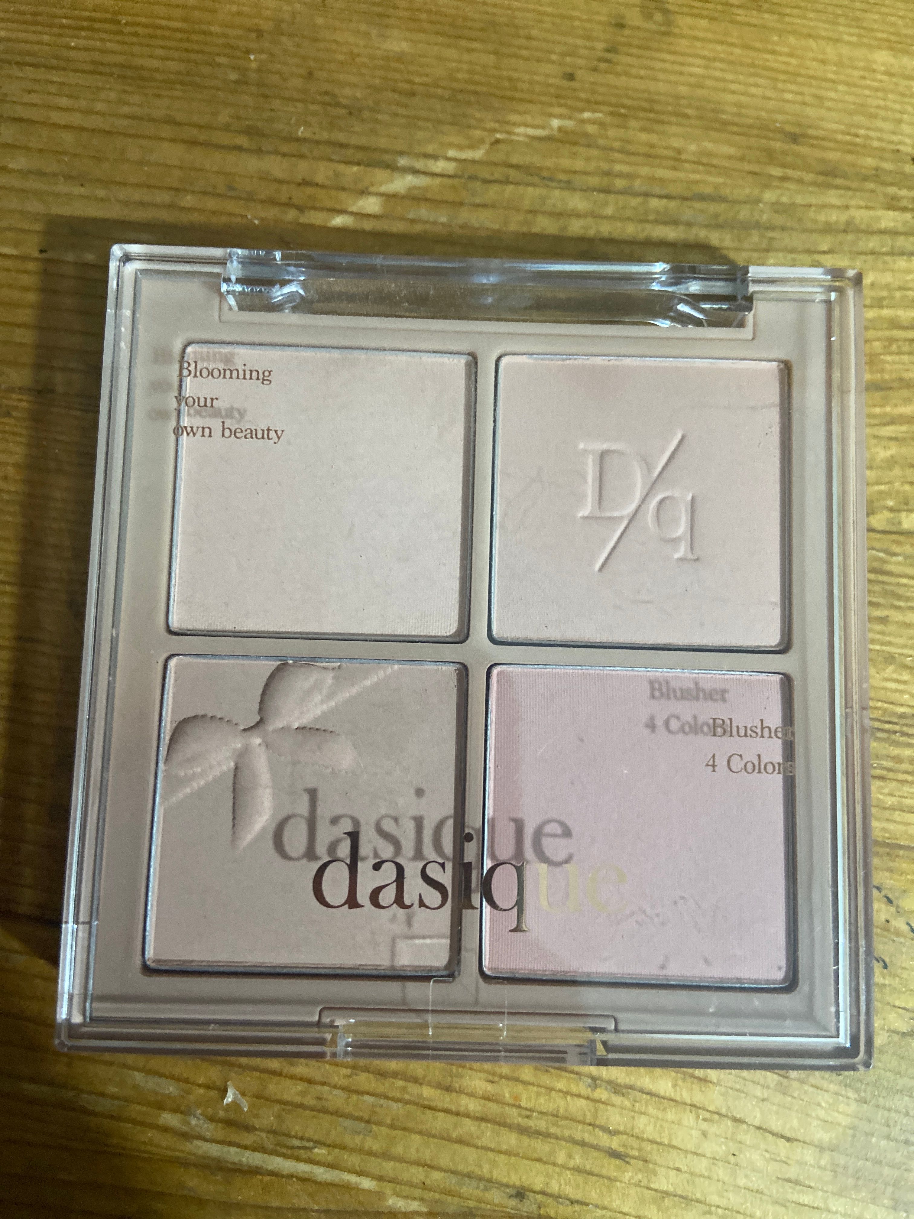Dasique 4色暖調全啞光胭脂盤 真實評價/實測照片 by* 1