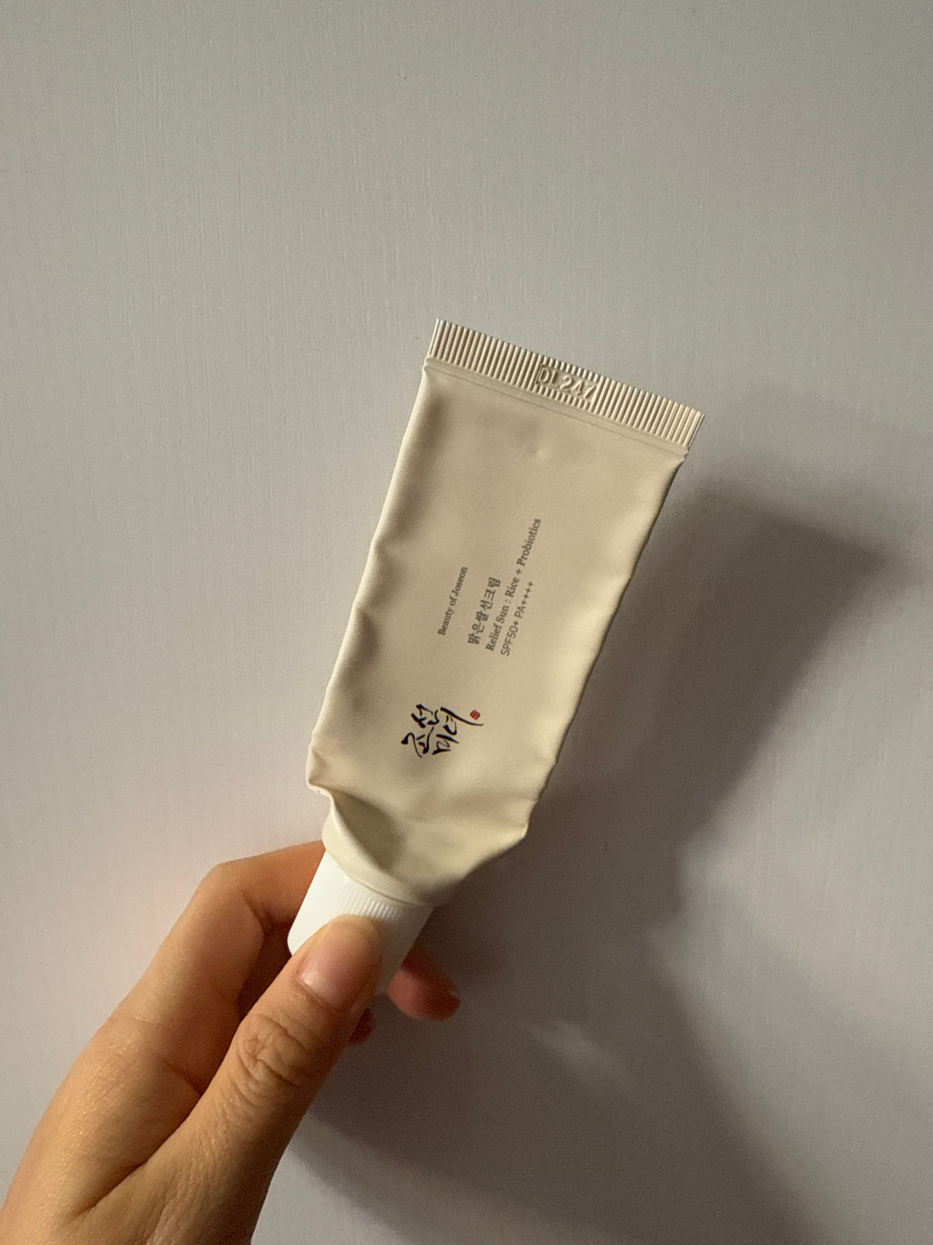 Beauty of Joseon 有機米糠益力菌防曬霜 真實評價/實測照片 byY**Y 2