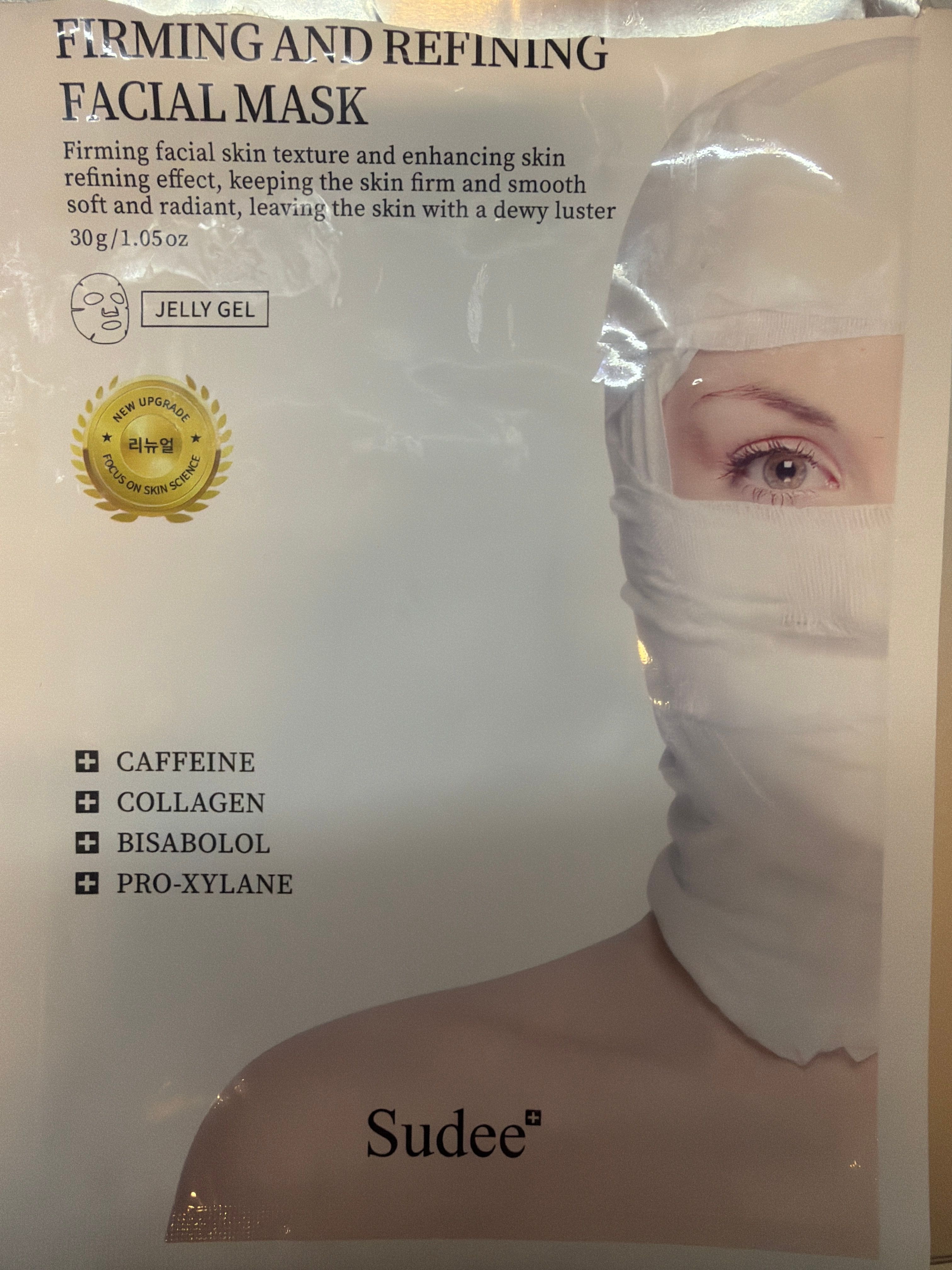 Sudee 緊緻肌膚修護受損繃帶面膜 真實評價/用後感 bymch*************com 1 Sudee 緊緻肌膚修護受損繃帶面膜 真實評價/實測照片 bymch*************com 1