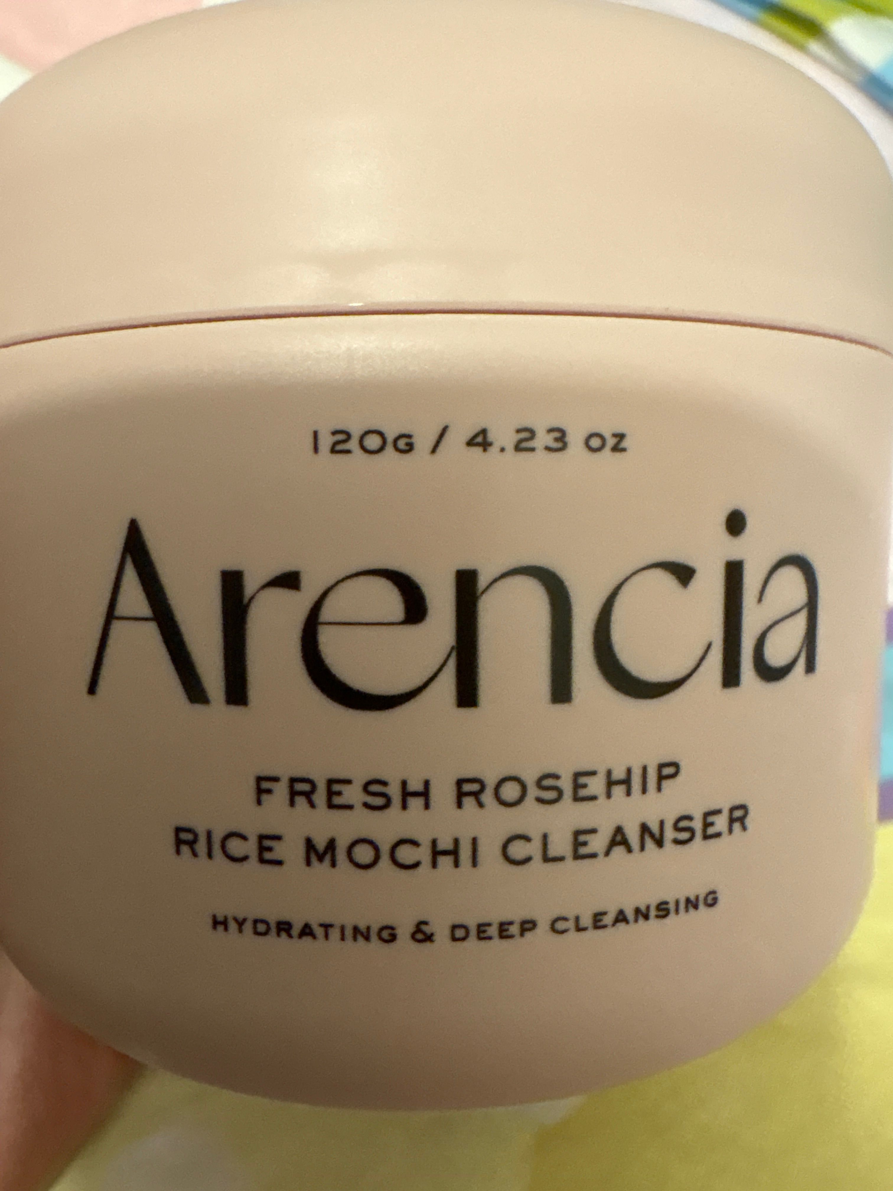 Arencia 玫瑰果亮白米麻糬潔面乳 真實評價/實測照片 byche********************com 2