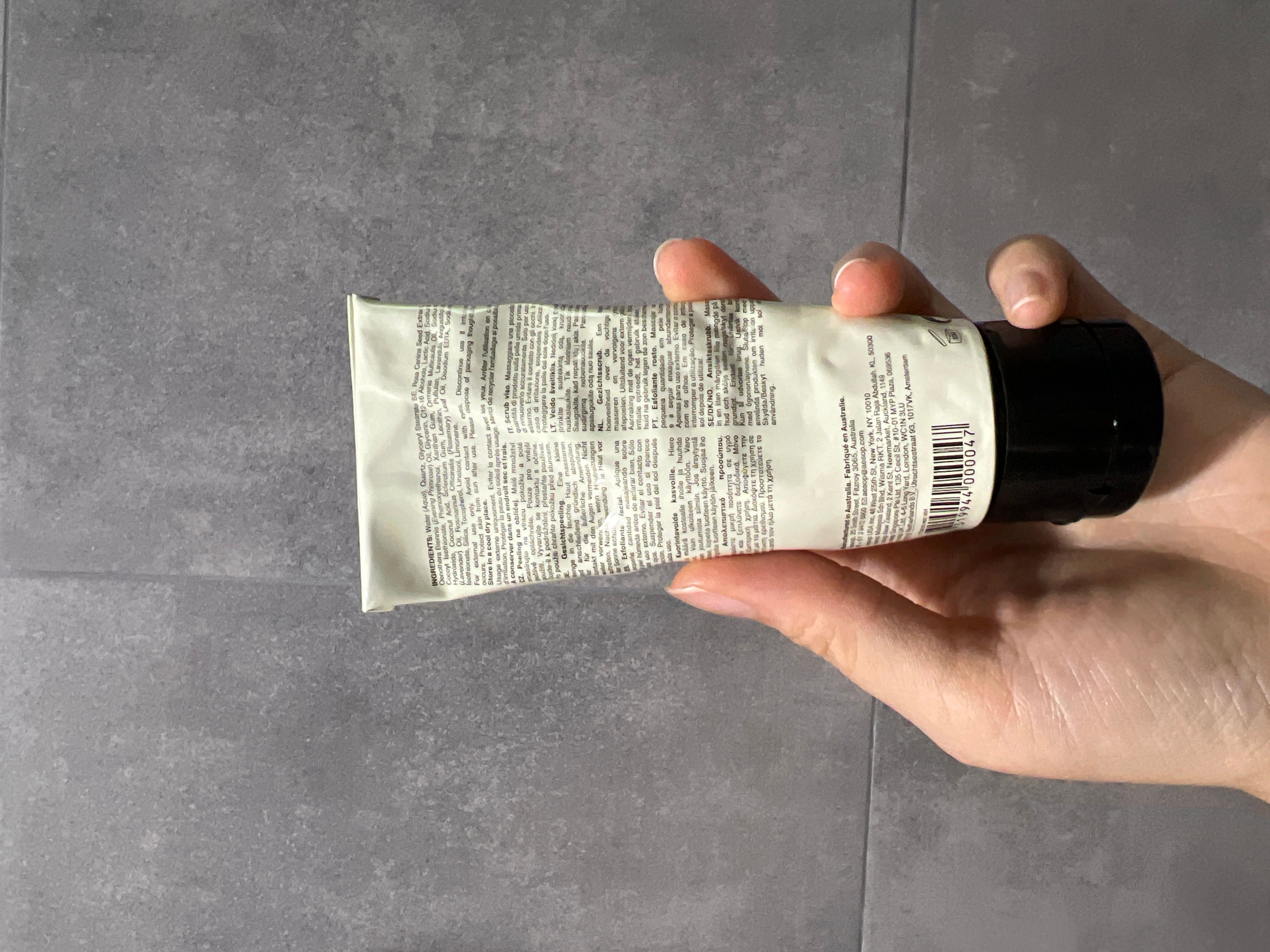 Aesop 純淨滋潤去角質霜 Purifying Facial Exfoliant Paste 真實評價/實測照片 bysum*****************com 1