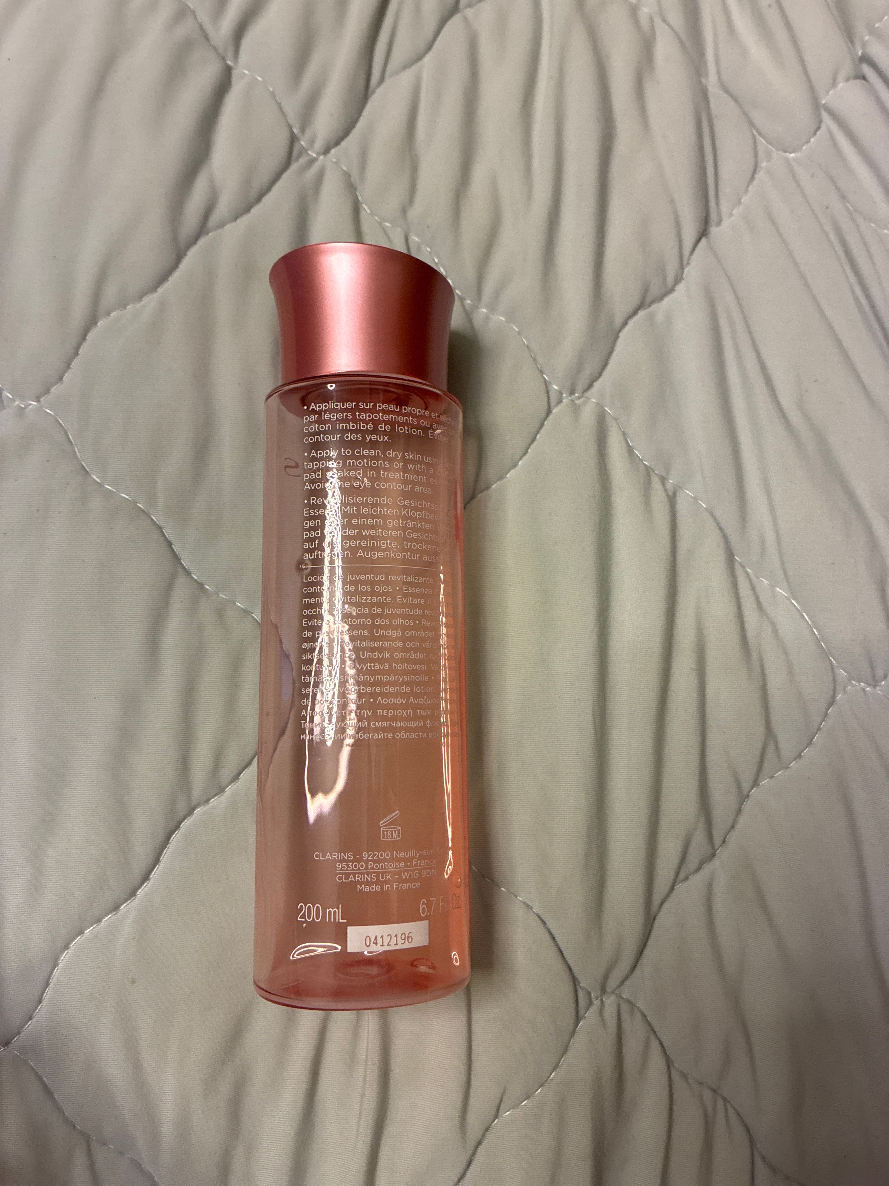 CLARINS 煥顏緊緻修護精華水 真實評價/實測照片 byc**n 1