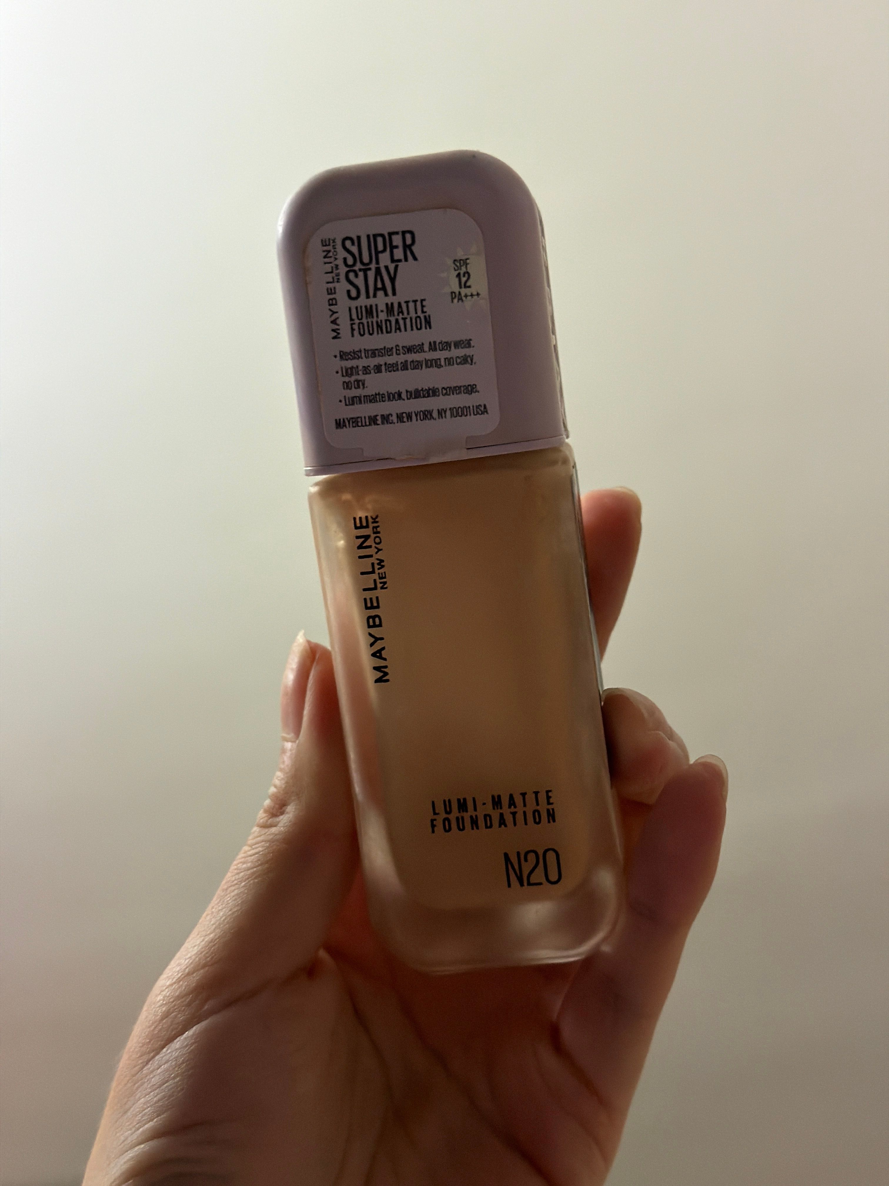 Maybelline New York SUPERSTAY 超持久30H空氣感粉底液 真實評價/實測照片 by* 2