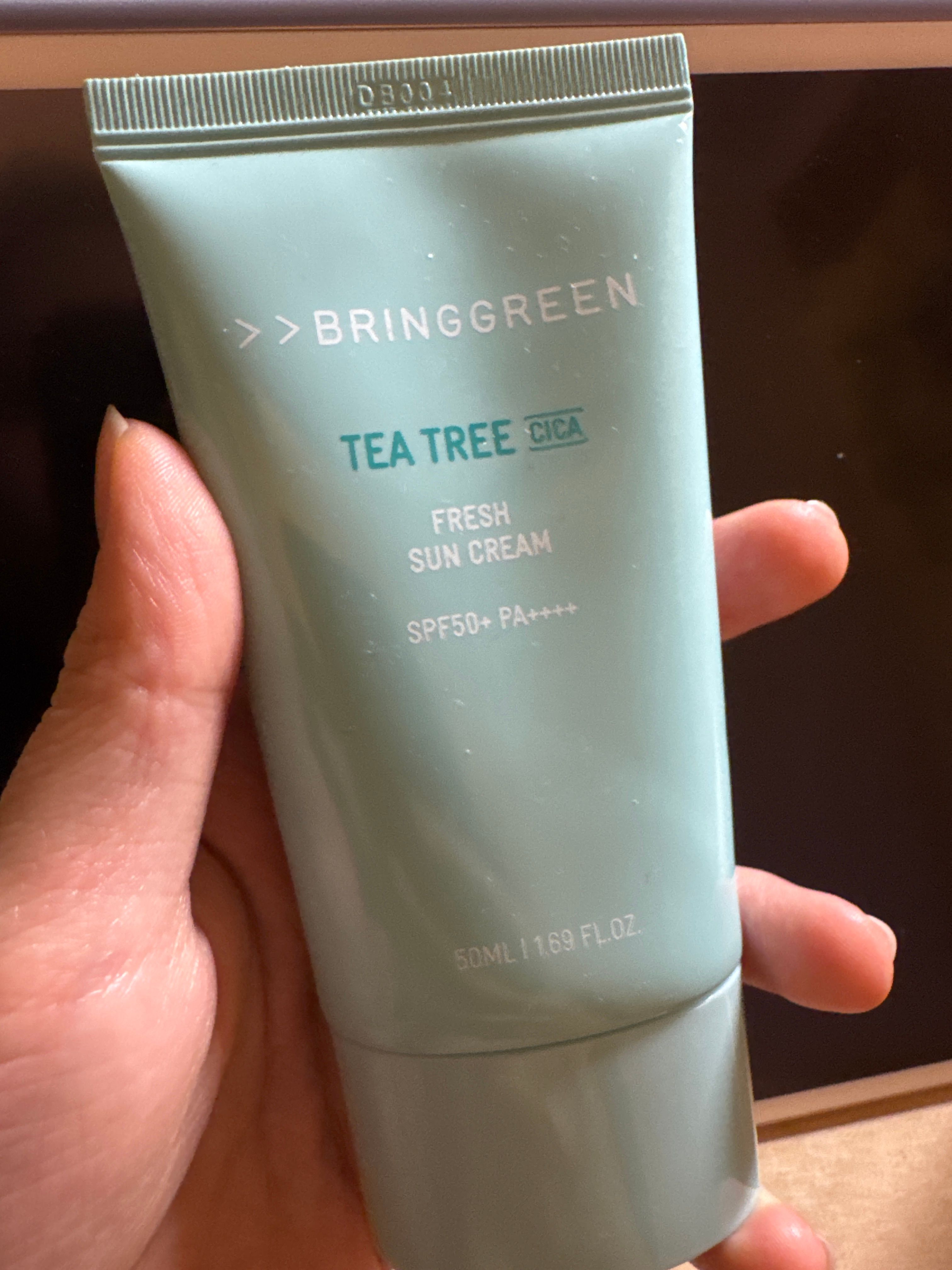 Bring Green 茶樹抗痘美白物理防曬乳 SPF50+ PA++++ 真實評價/實測照片 byyi****yn 2
