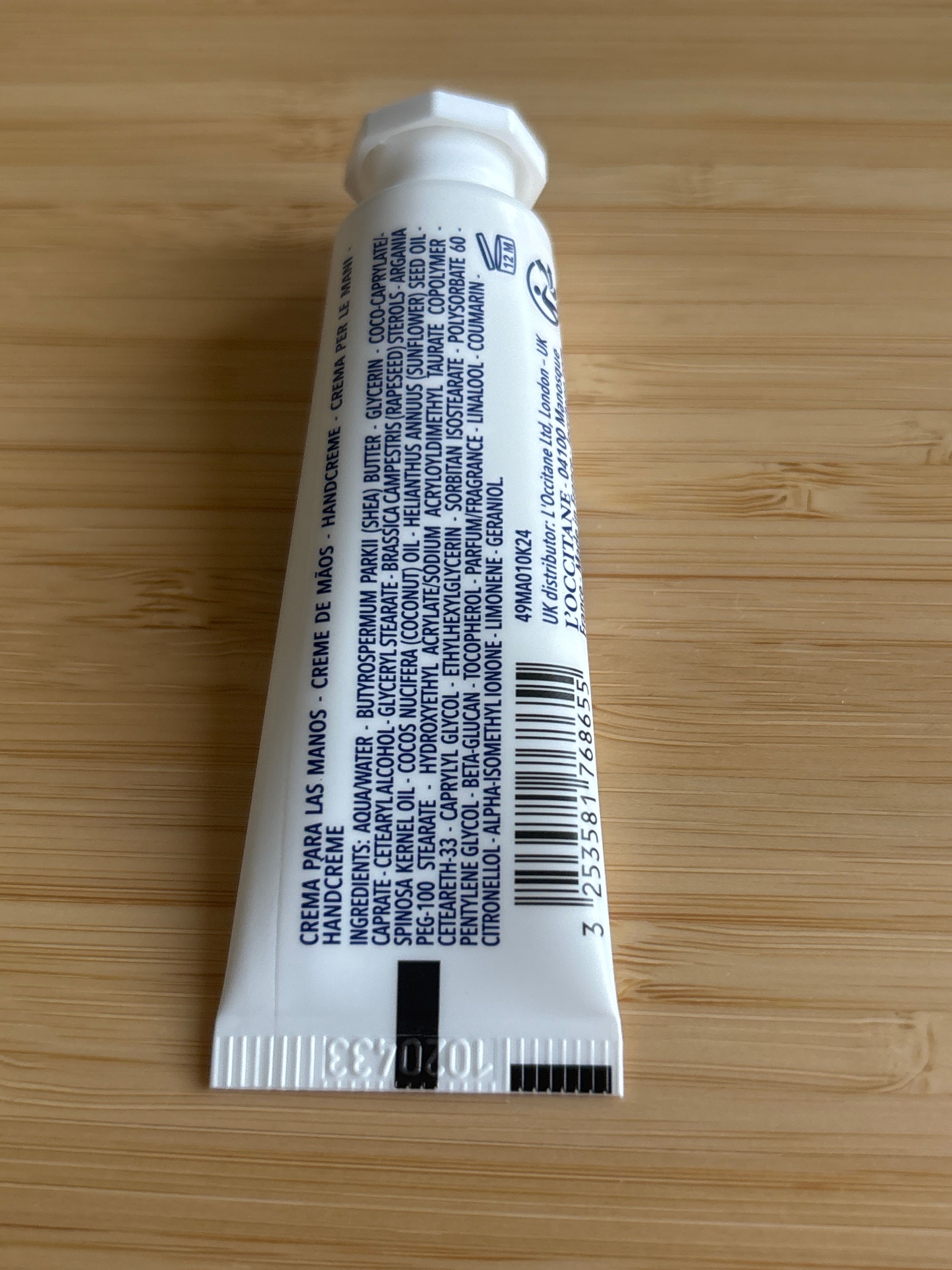 L'Occitane 乳木果潤手霜 真實評價/實測照片 byC**. 2