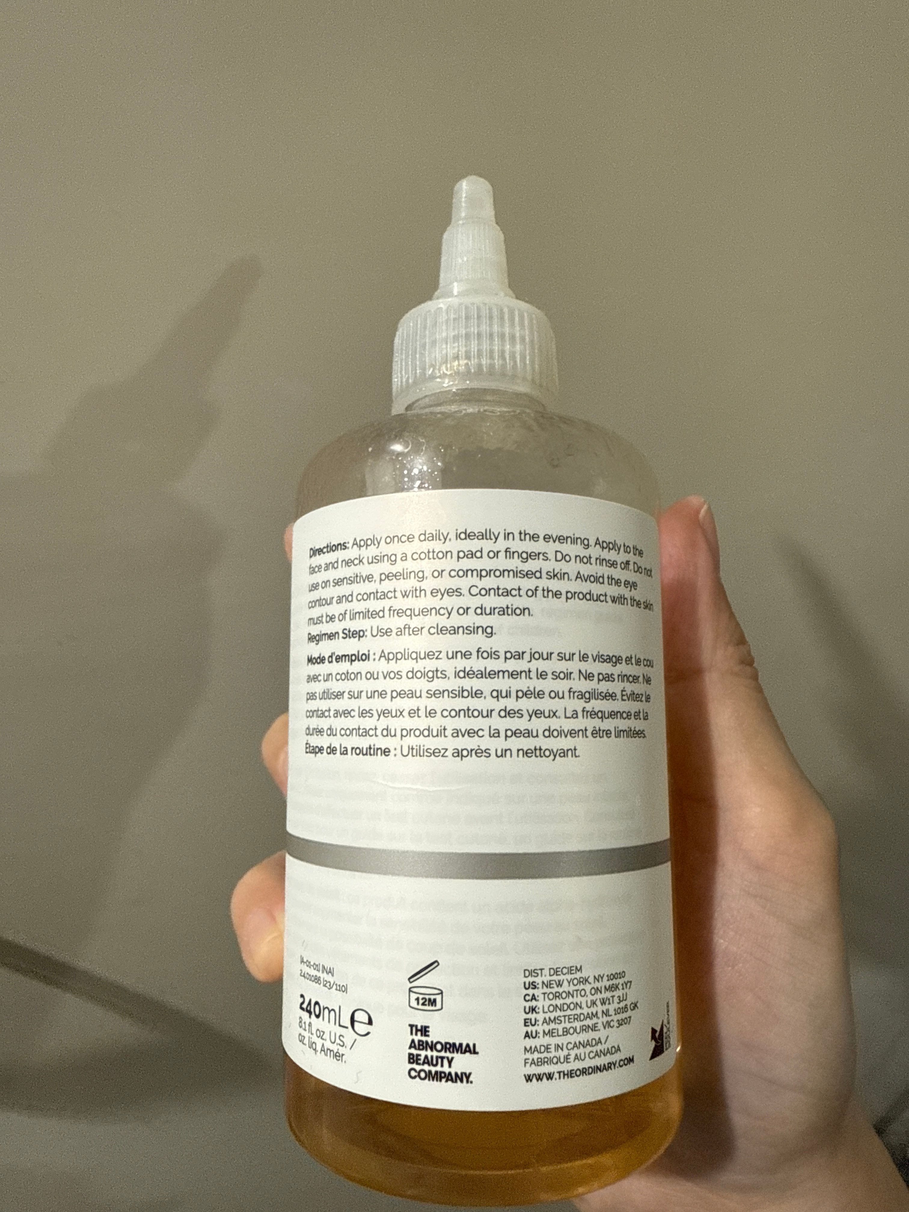 The Ordinary 甘醇酸7%爽膚水 真實評價/實測照片 byI**s 1