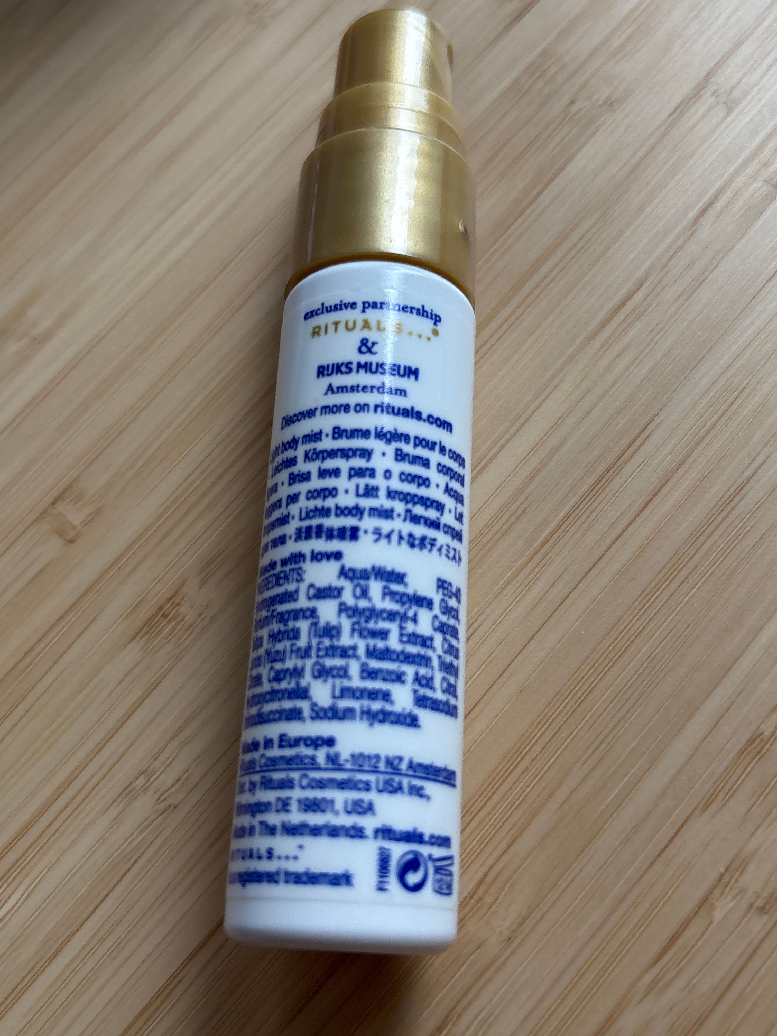 Rituals Amsterdam Collection 頭髮及身體噴霧 Body Mist 真實評價/實測照片 byC**. 1