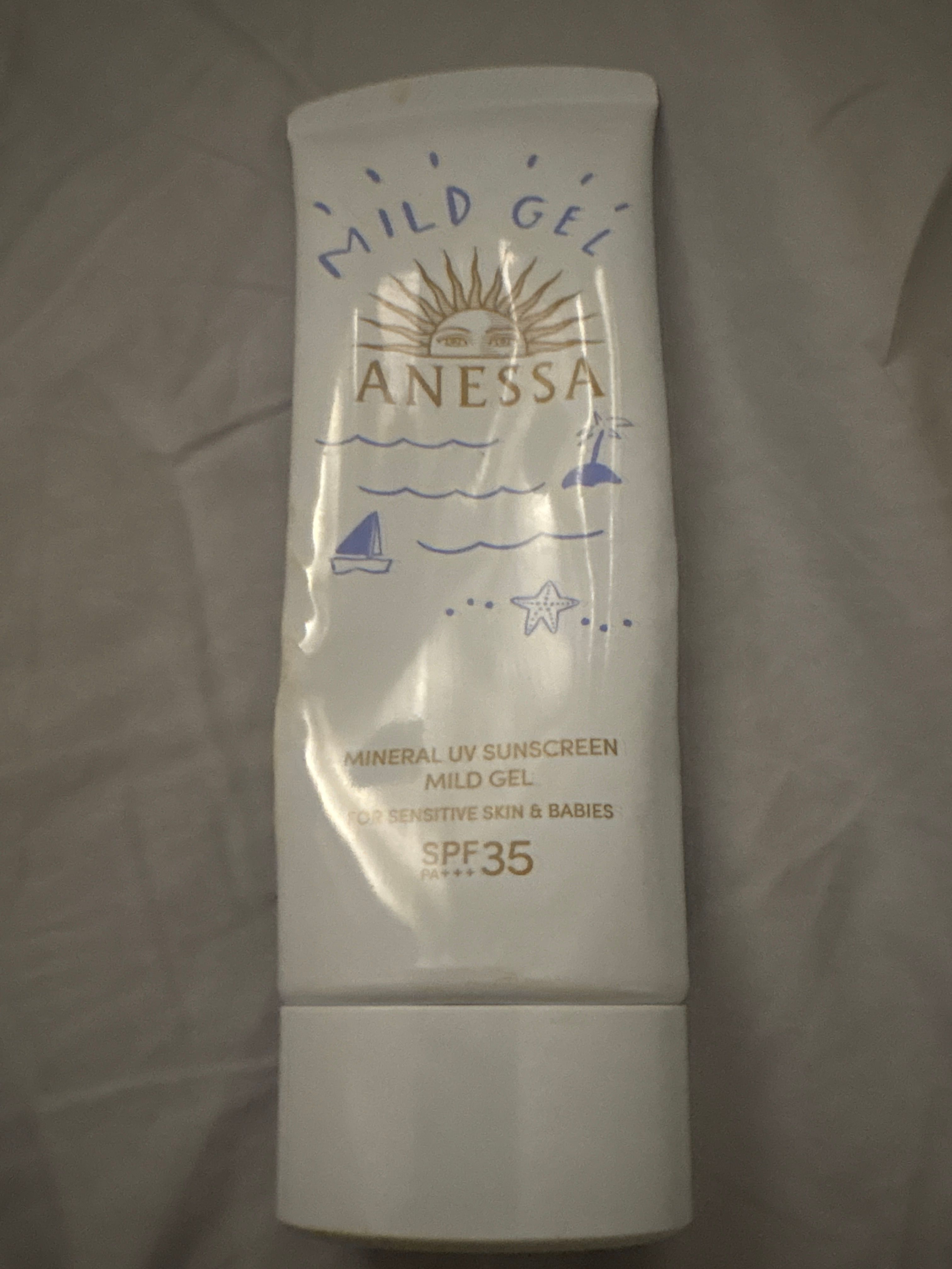 Anessa 安耐曬 Anessa純物理補濕UV乳霜 SPF35 PA+++  真實評價/實測照片 byn***y 1