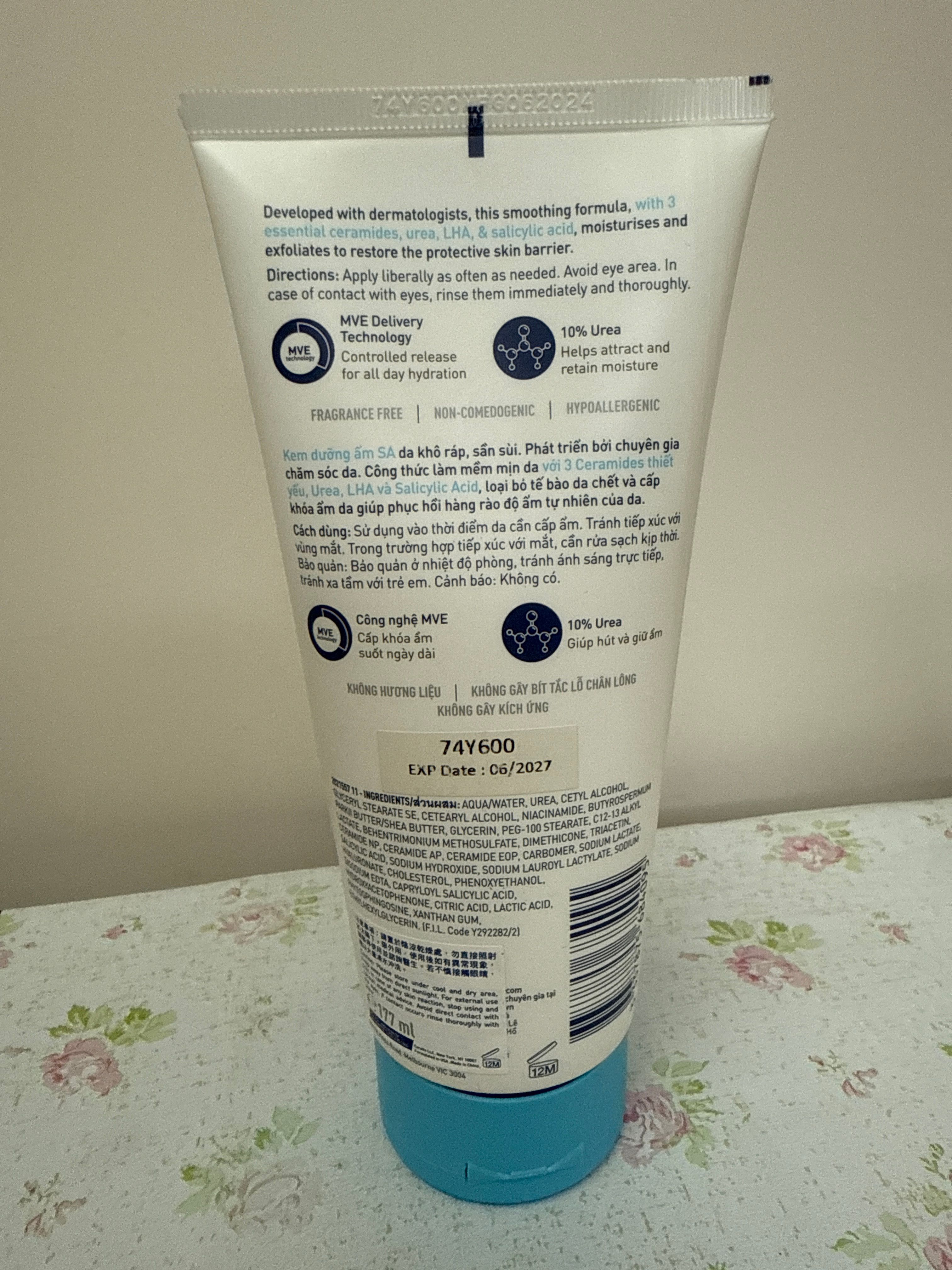 CeraVe SA水楊酸煥膚修護霜 真實評價/實測照片 byS***e 1