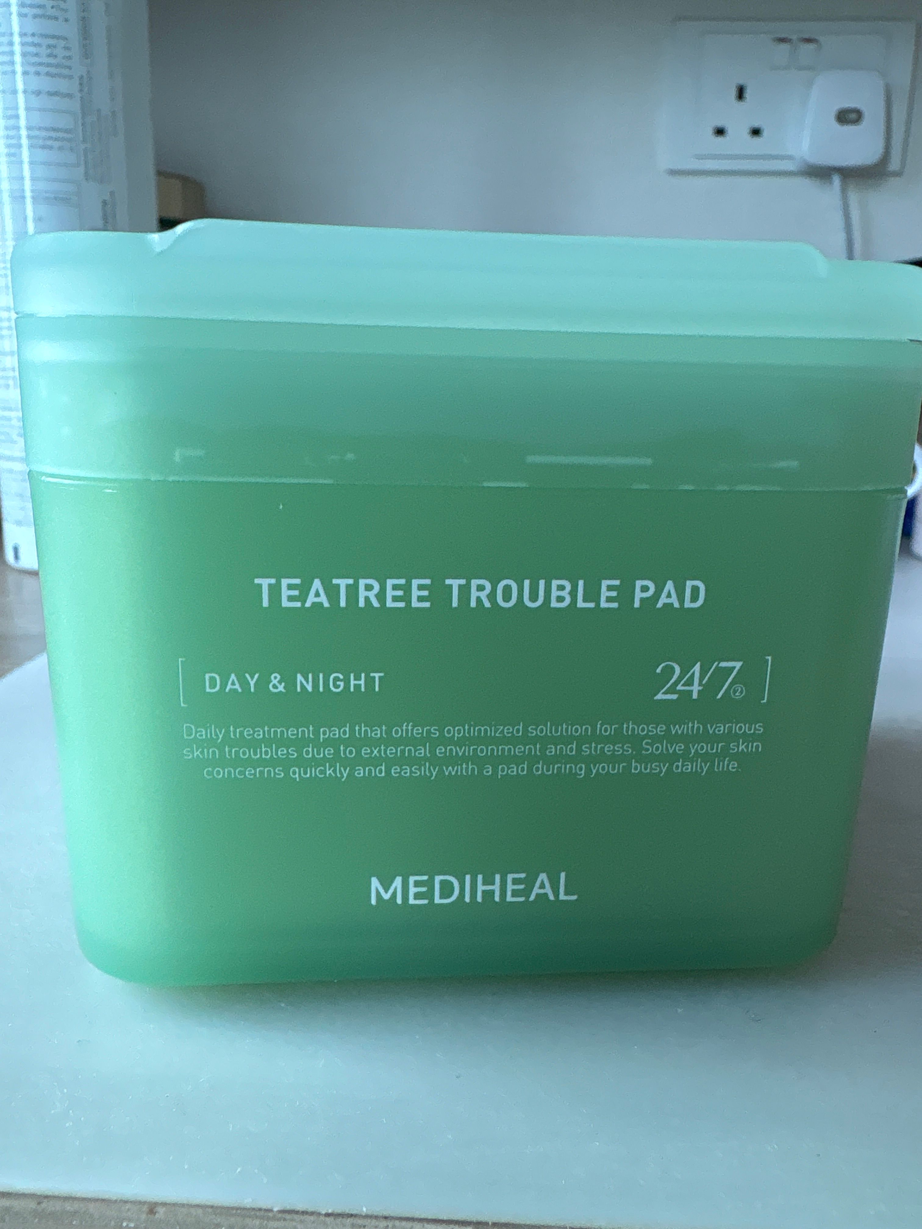 Mediheal 茶樹舒緩鎮定保濕柔膚棉片(茶樹維穩棉片) 真實評價/實測照片 byfar********ree 1