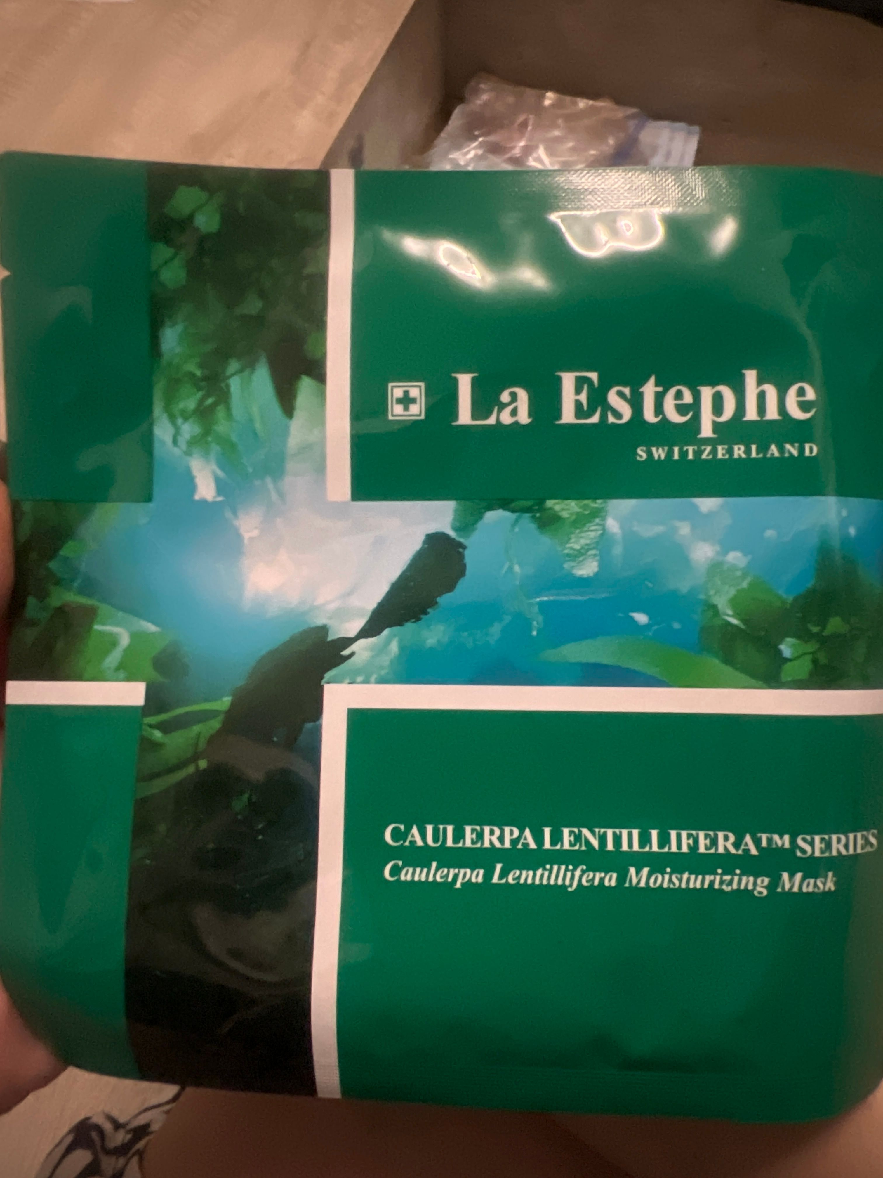 La Estephe 瑞士深海綠魚子精粹水凝保濕面膜 真實評價/實測照片 byAMY***UNG 1