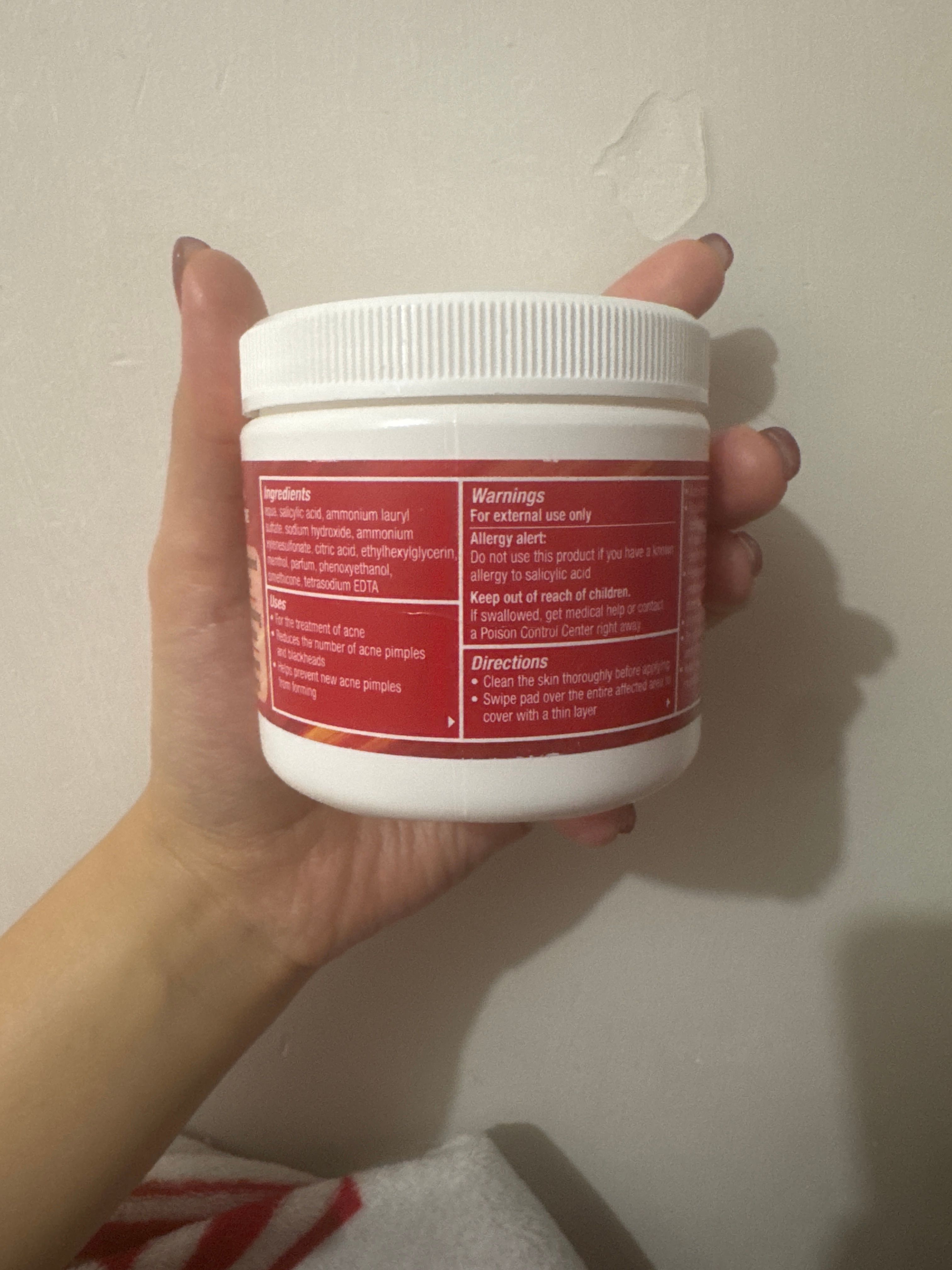 Stridex 2%水楊酸棉片 真實評價/實測照片 bytob*************com 2