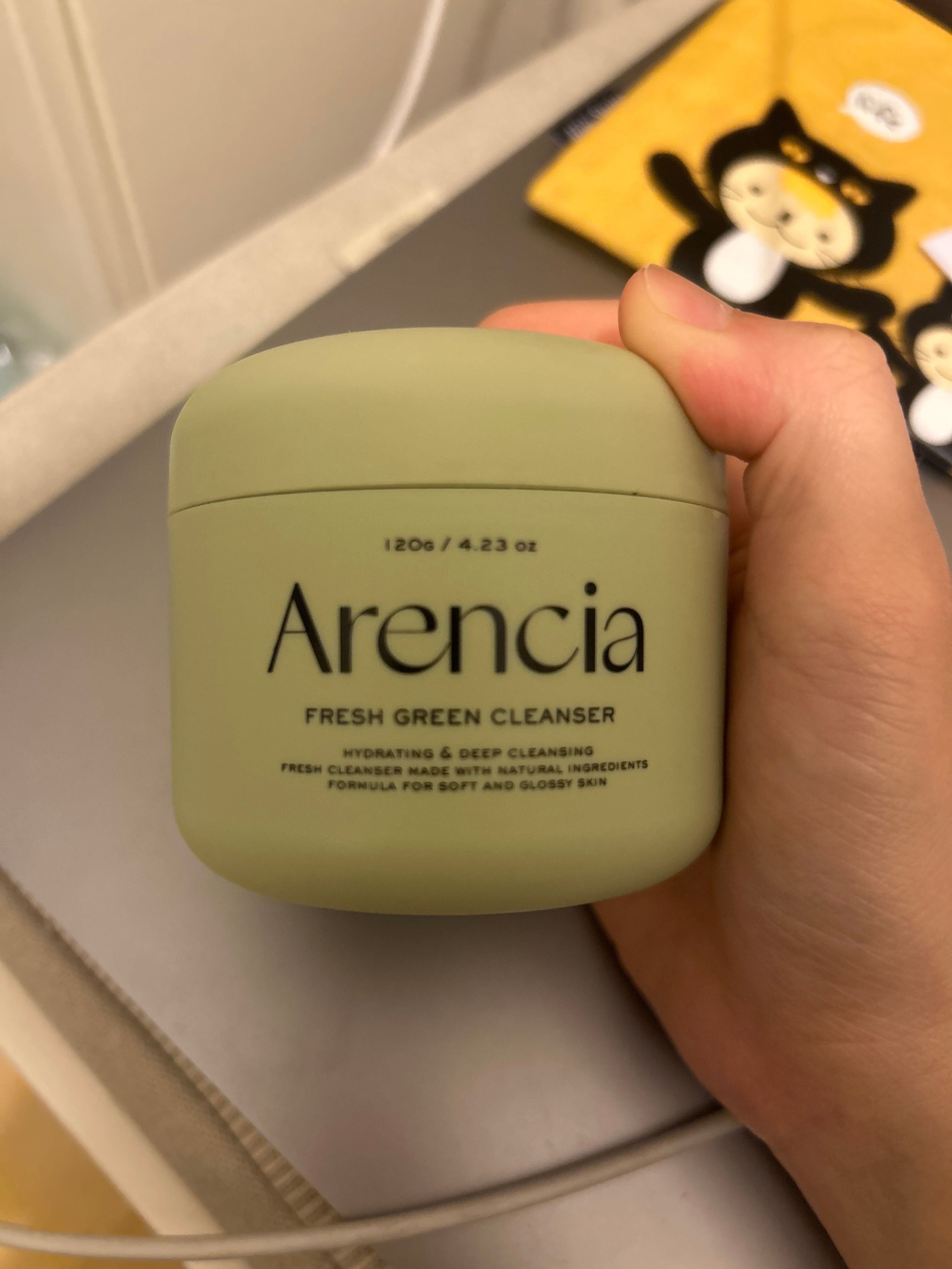 Arencia 綠色年糕保濕潔面乳 真實評價/實測照片 bysum****han 2