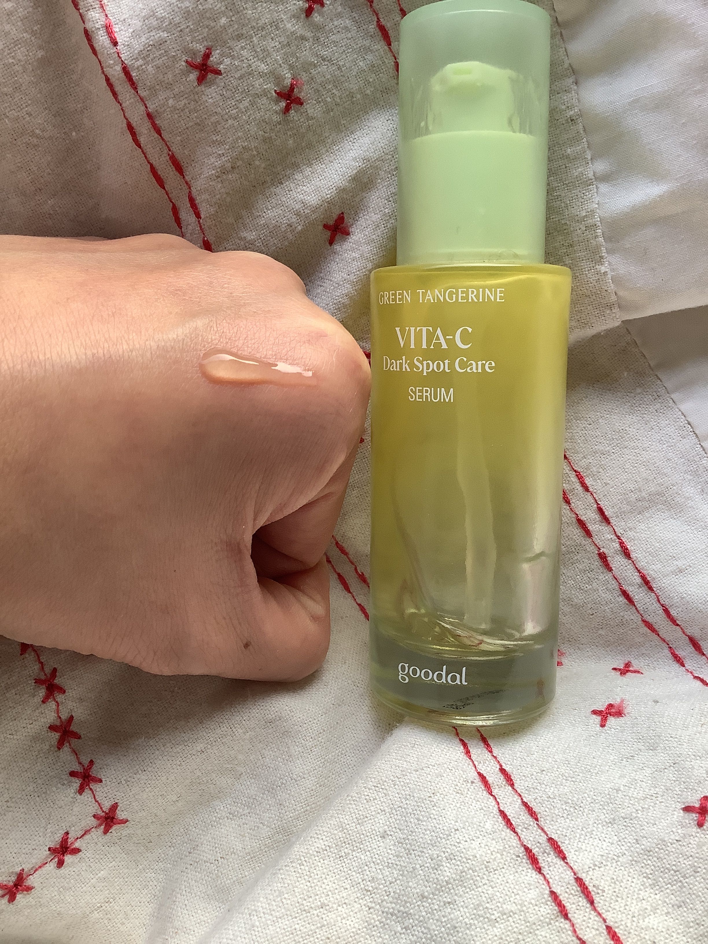 Goodal 濟州青橘維C美白淡斑去痘印保濕精華 真實評價/實測照片 byWa***ee 1