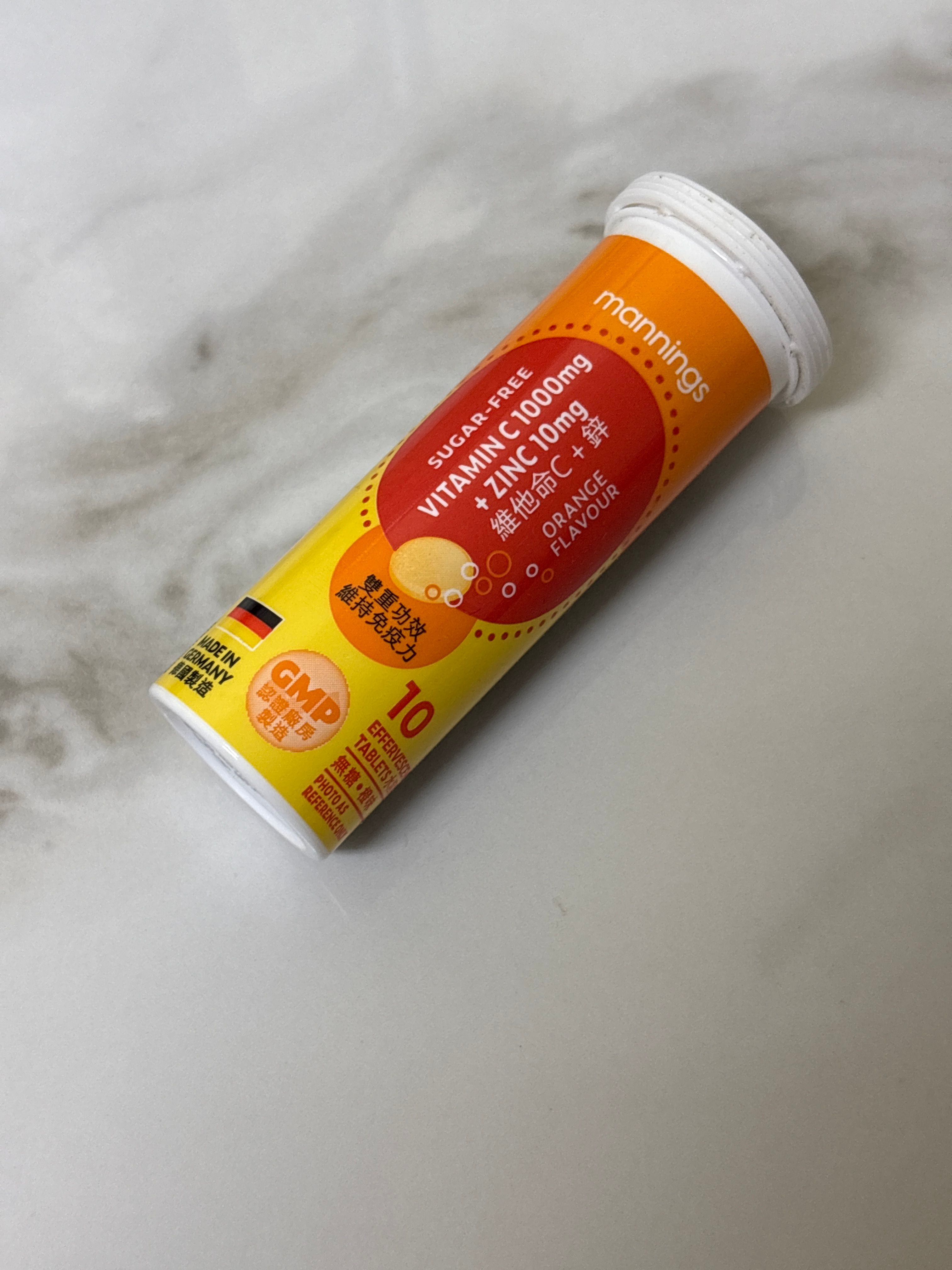 Mannings 萬寧 維他命C + 鋅水溶片 真實評價/用後感 bychu**************com 1 Mannings 萬寧 維他命C + 鋅水溶片 真實評價/實測照片 bychu**************com 1