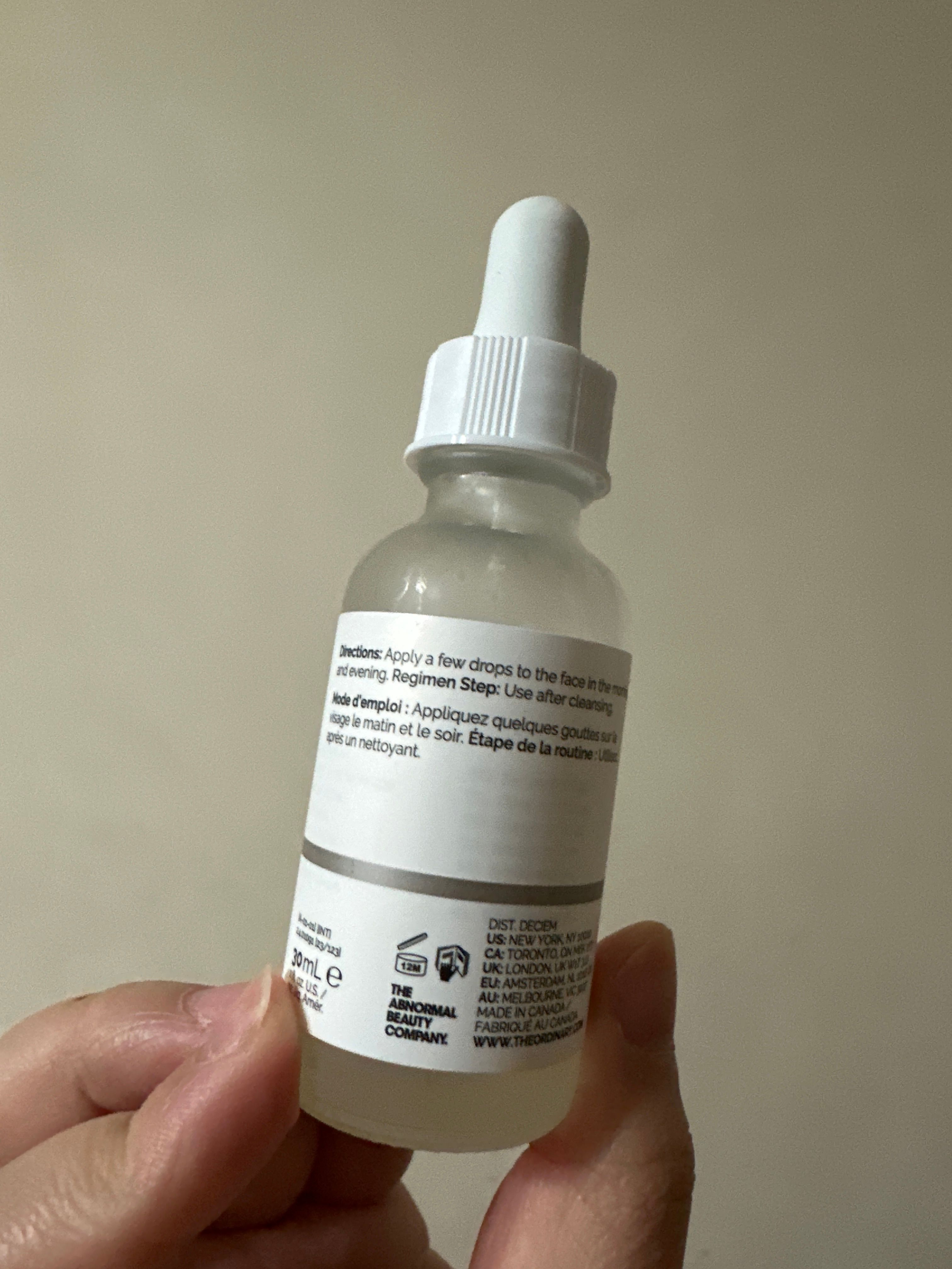 The Ordinary 透明質酸+B5補水精華 真實評價/實測照片 byYi**ko 2