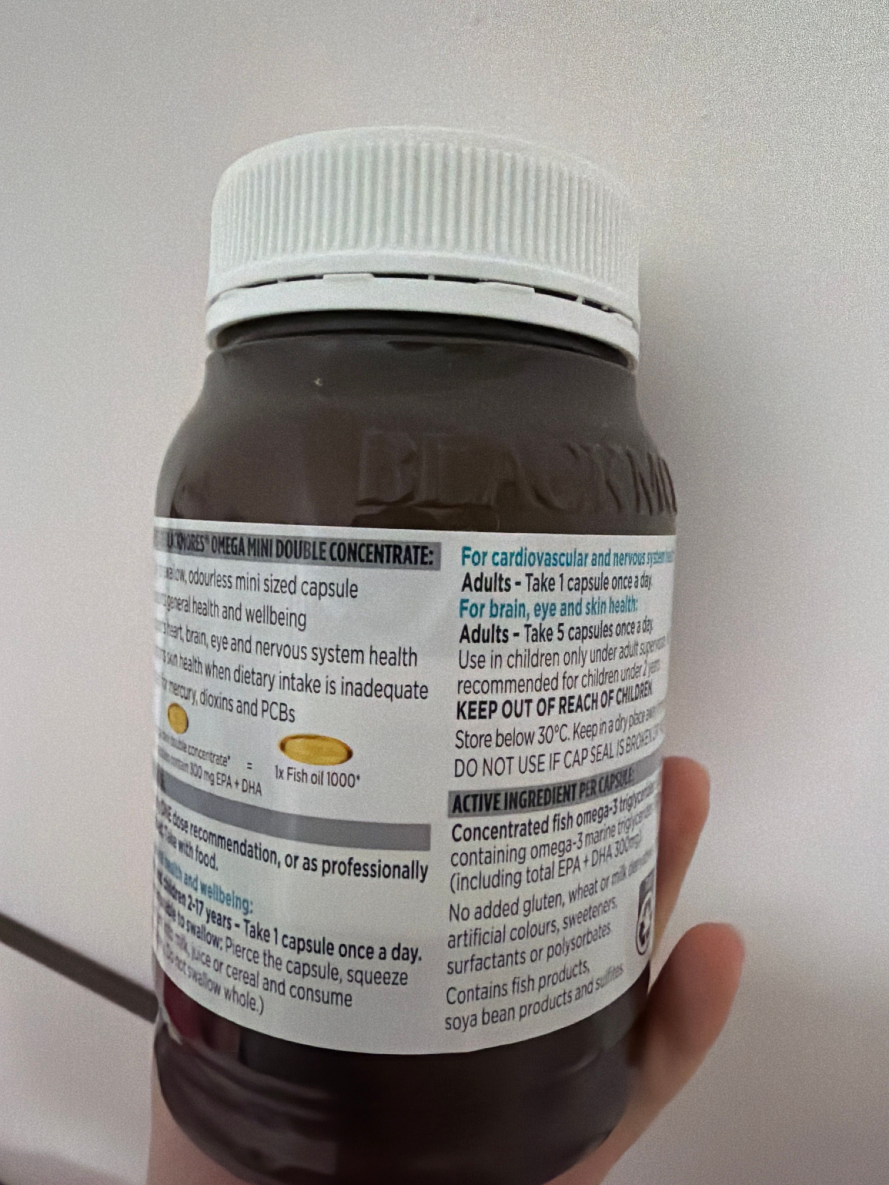 Blackmores 無腥味魚油迷你膠囊 真實評價/實測照片 bymo***oi 1