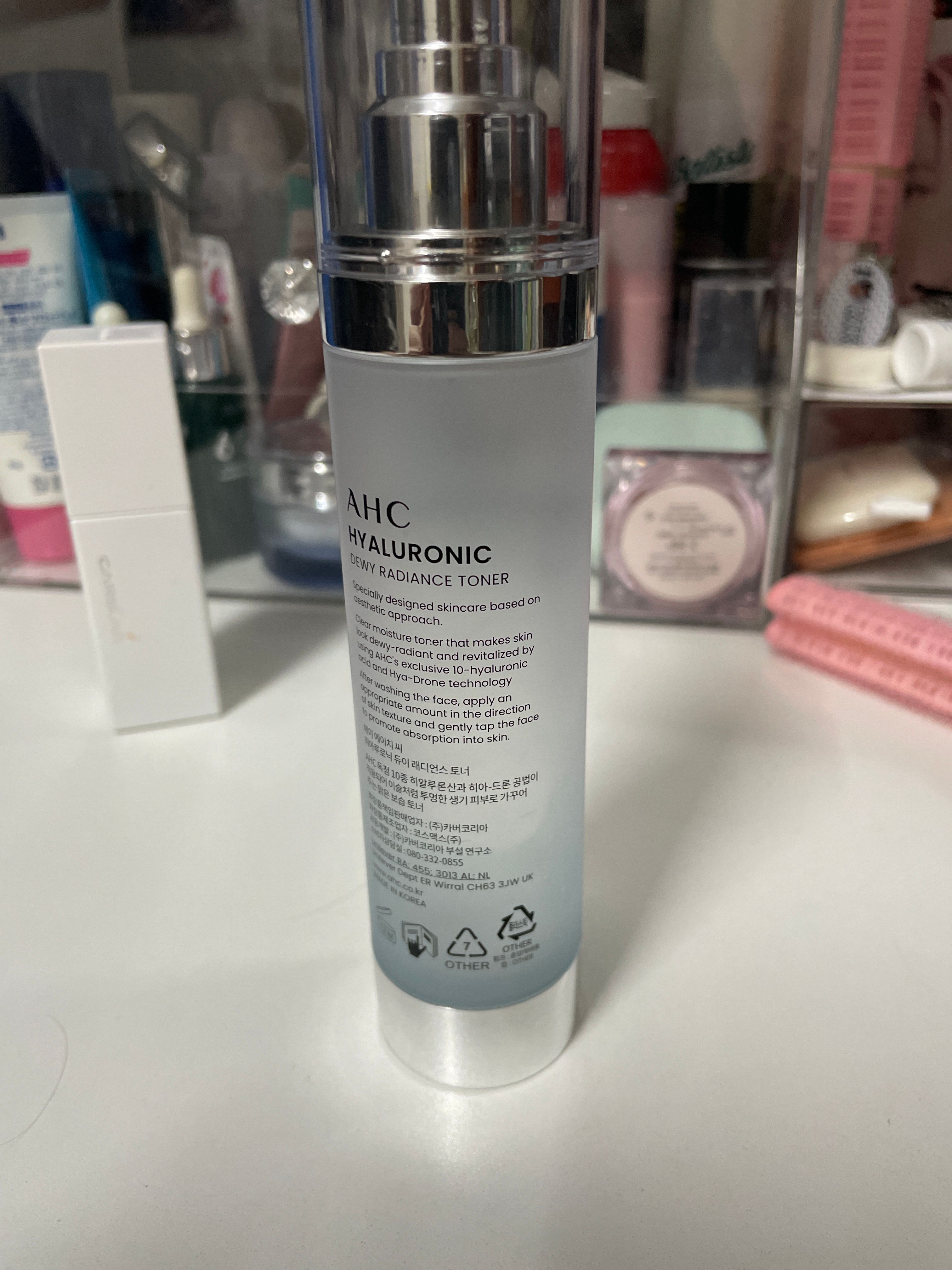 AHC 玻尿酸補水透亮機能水 真實評價/實測照片 byKel***Lau 1