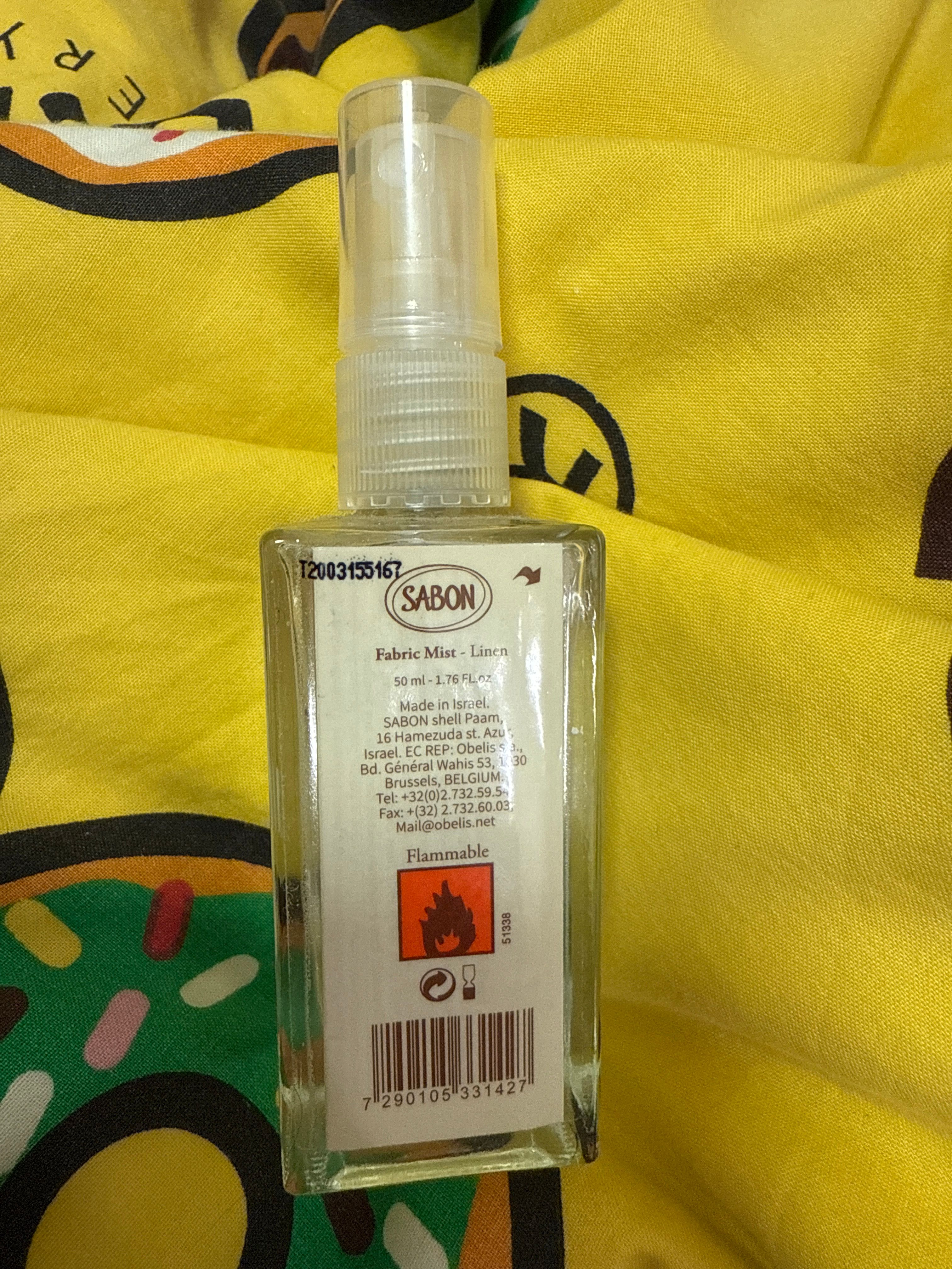 Sabon 白花亞麻衣物香薰噴霧 真實評價/實測照片 byych***************.hk 1