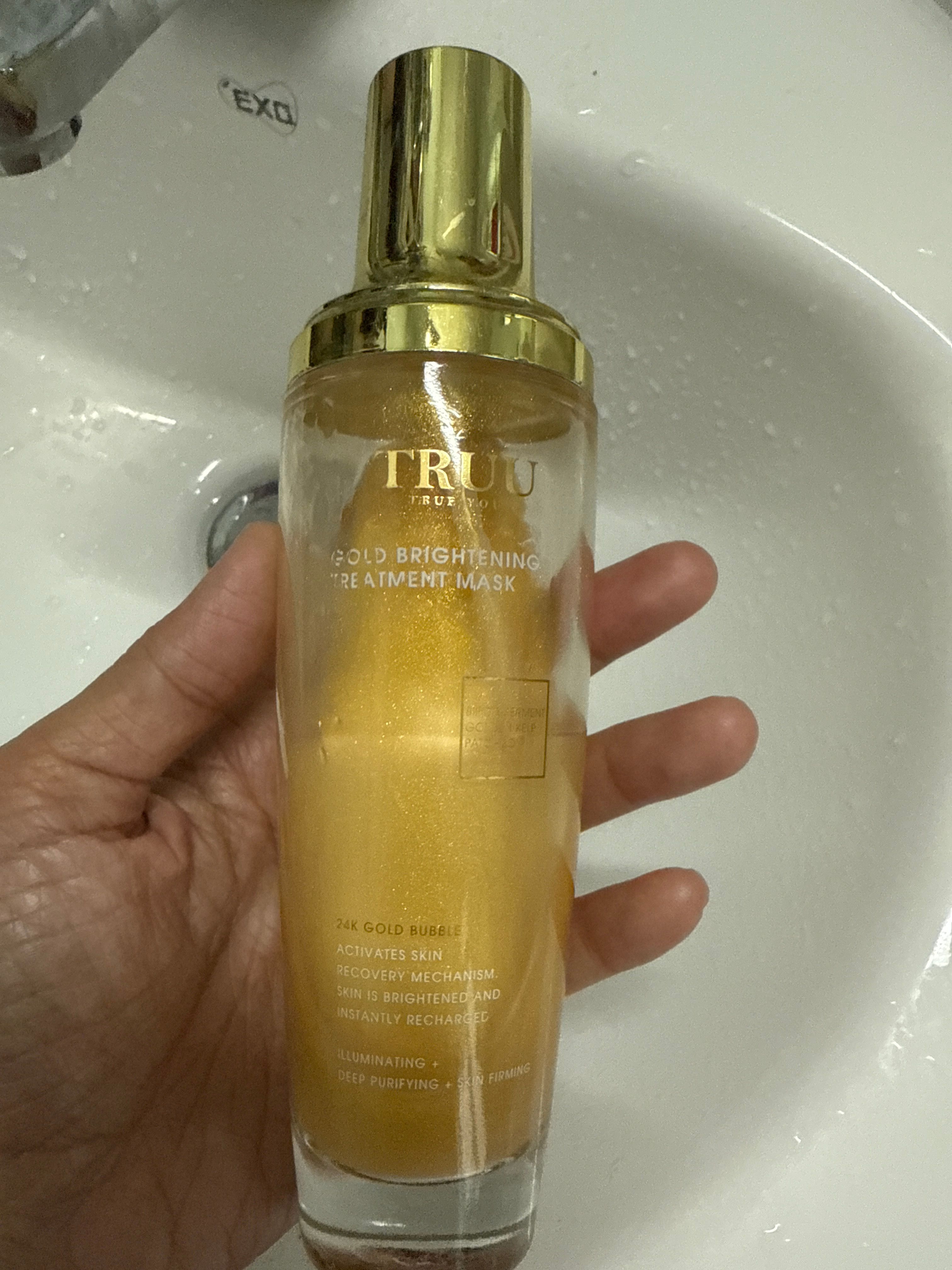TRUU  黃金修護白泡泡面膜 真實評價/實測照片 byyvo****lau 1