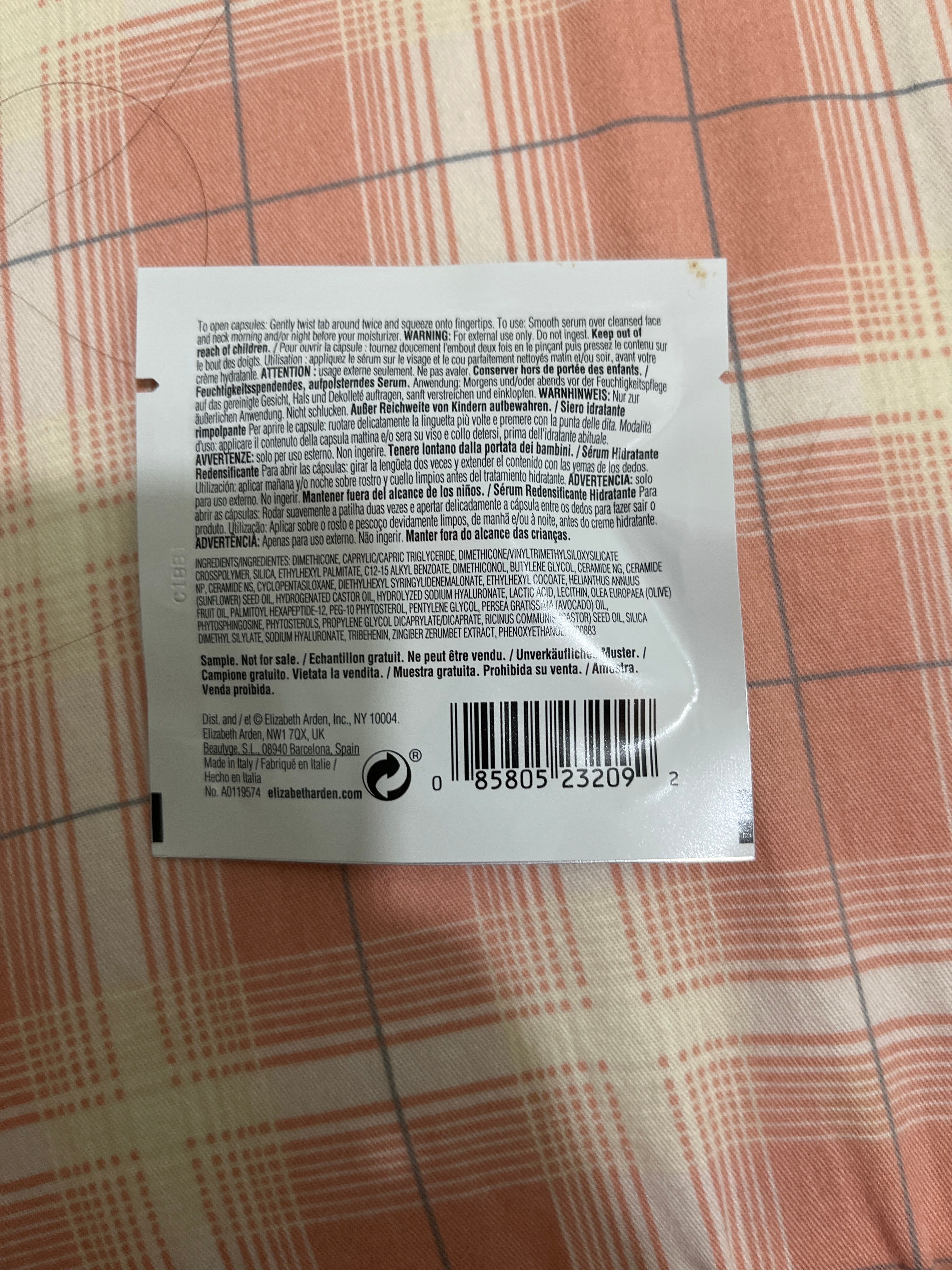 Elizabeth Arden 雅頓 透明質酸豐盈保濕膠囊 真實評價/實測照片 byQIN****ING 1