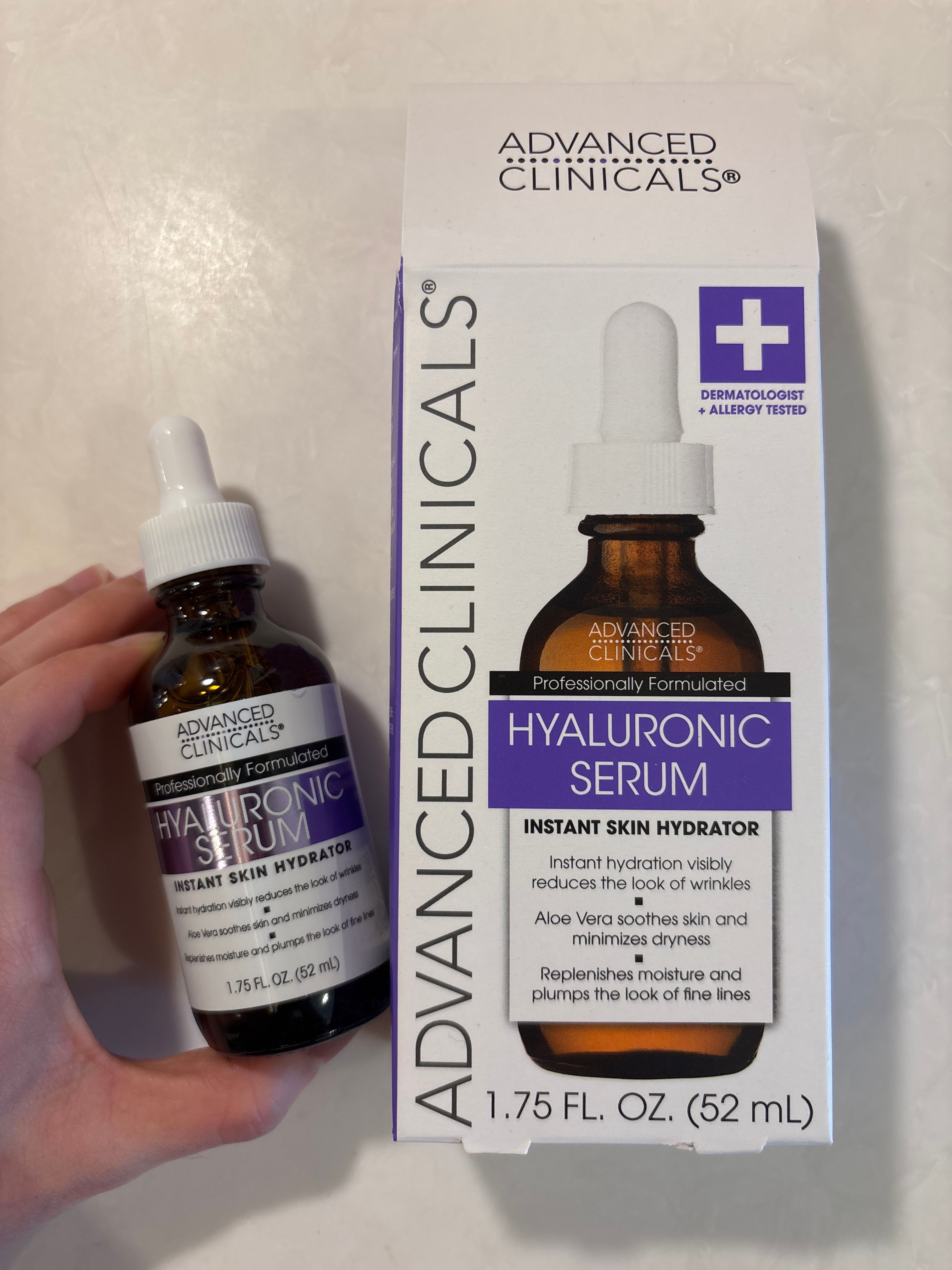 Advanced Clinicals 透明質酸精華 真實評價/實測照片 bywai*************com 1