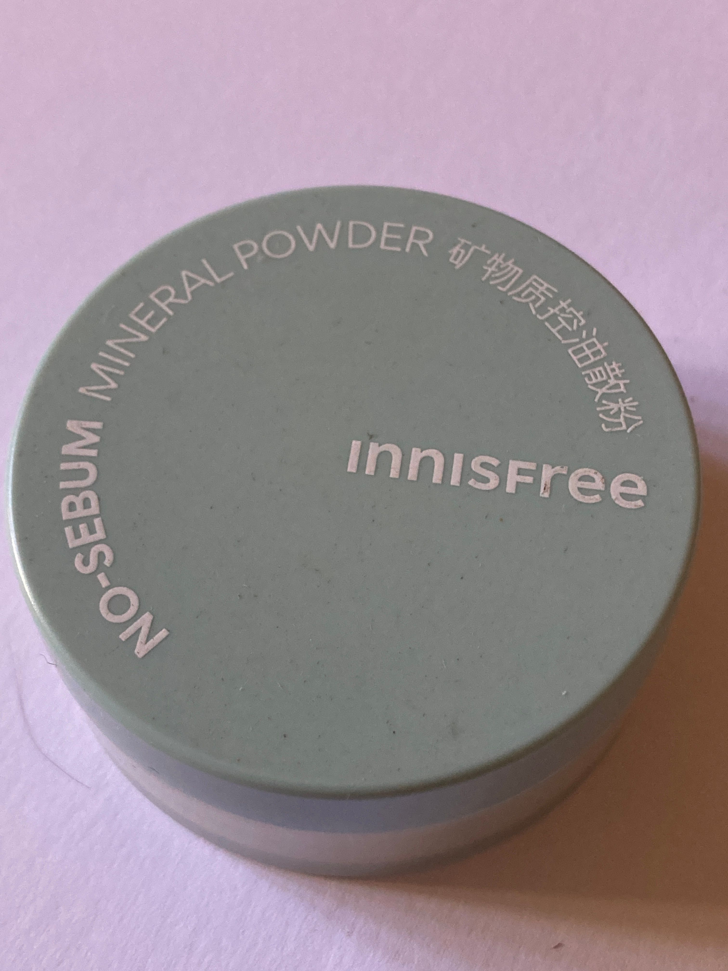 Innisfree 控油礦物質散粉 真實評價/實測照片 byB**e 2