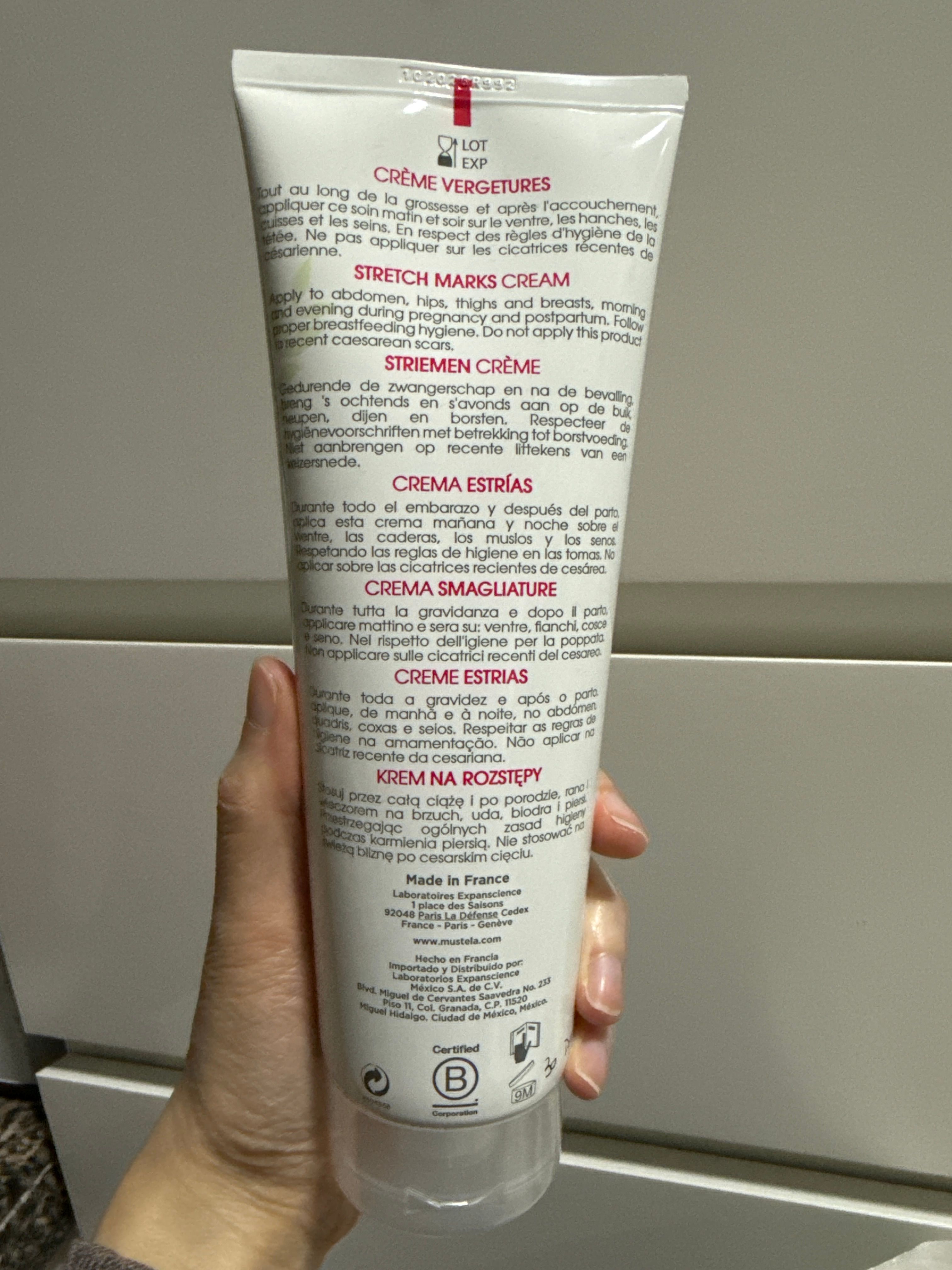 Mustela 妊娠防紋膏 (清香配方) 真實評價/實測照片 byYo***da 1