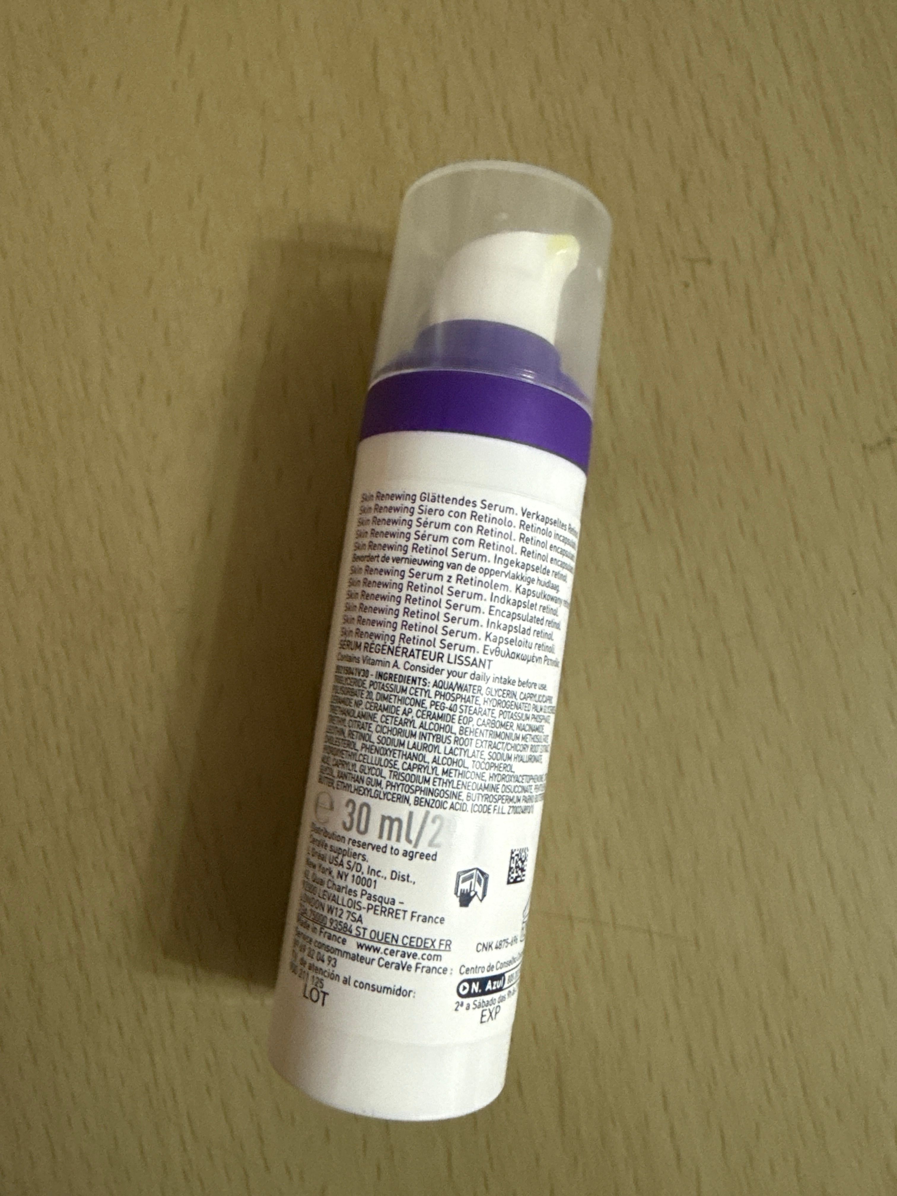CeraVe 活肌再生A醇抗皺精華 真實評價/用後感 bycla**************com 1 CeraVe 活肌再生A醇抗皺精華 真實評價/實測照片 bycla**************com 1