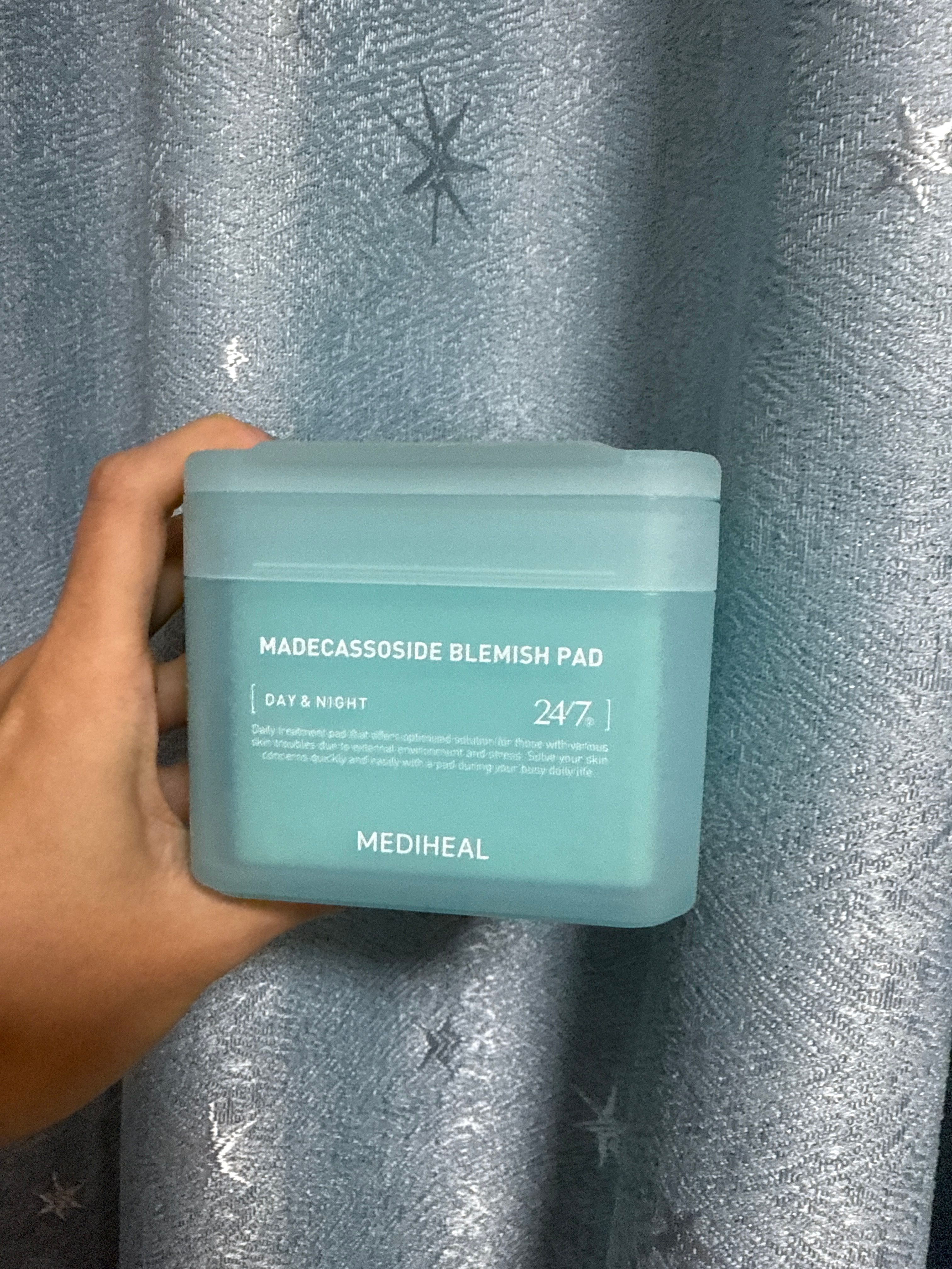 Mediheal 積雪草舒緩淡印護理棉片 真實評價/實測照片 by細* 2