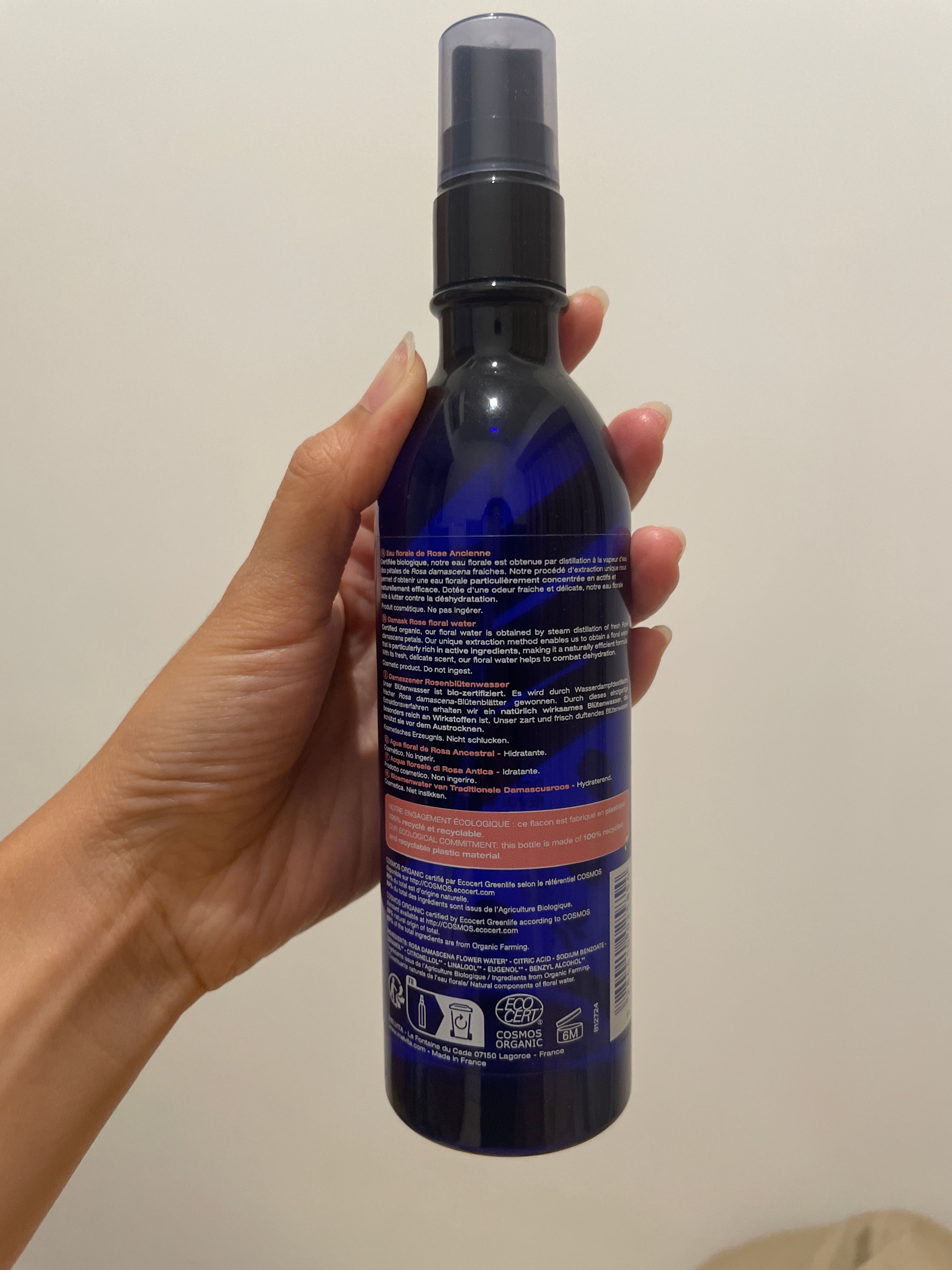 Melvita 有機大馬士革玫瑰花水 真實評價/用後感 bysin*******uet 1 Melvita 有機大馬士革玫瑰花水 真實評價/實測照片 bysin*******uet 1