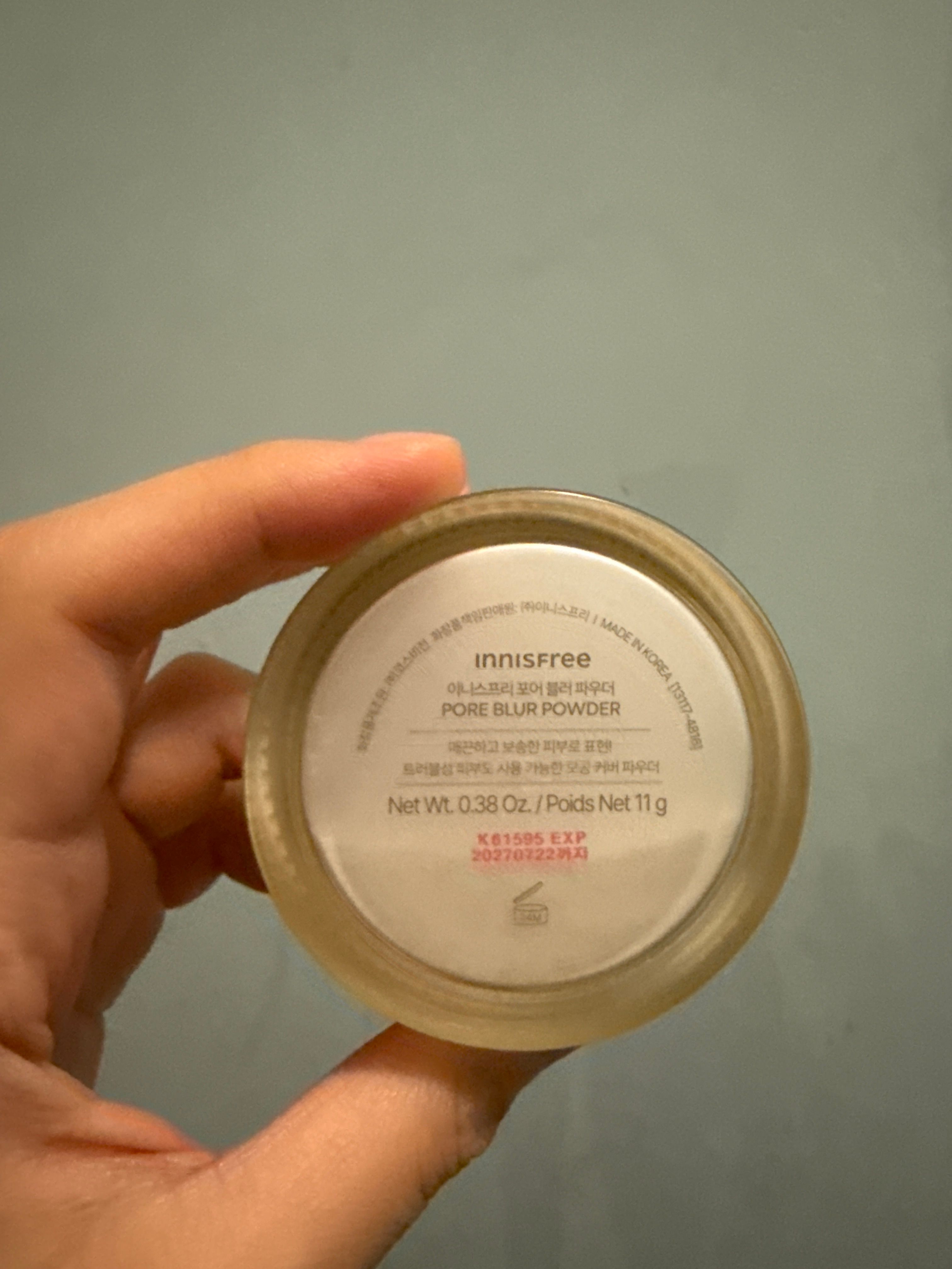 Innisfree 零毛孔絲感碎粉 Pore Blur Powder 真實評價/實測照片 byA**y 2