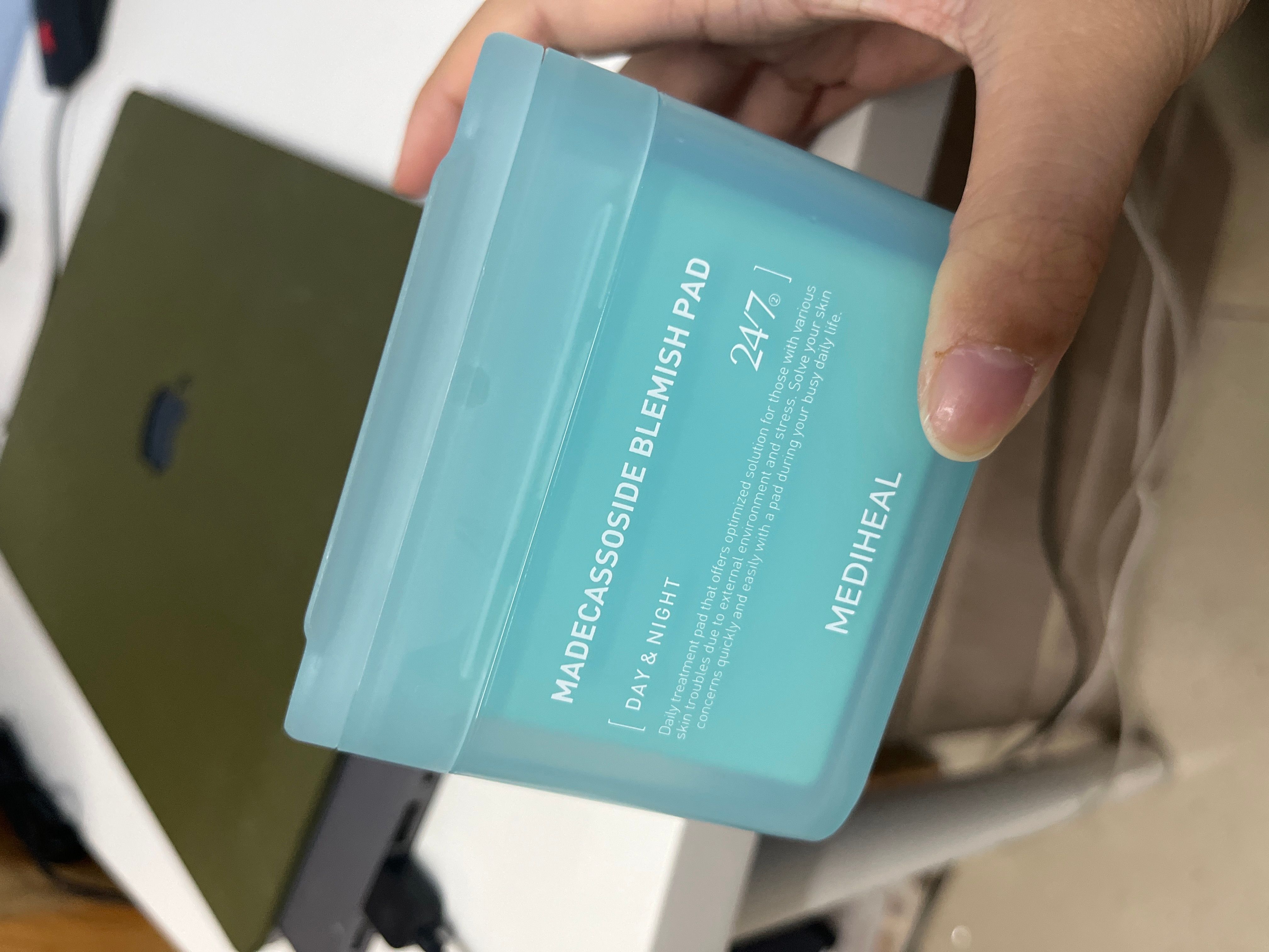 Mediheal 積雪草舒緩淡印護理棉片 真實評價/實測照片 byY**G 1