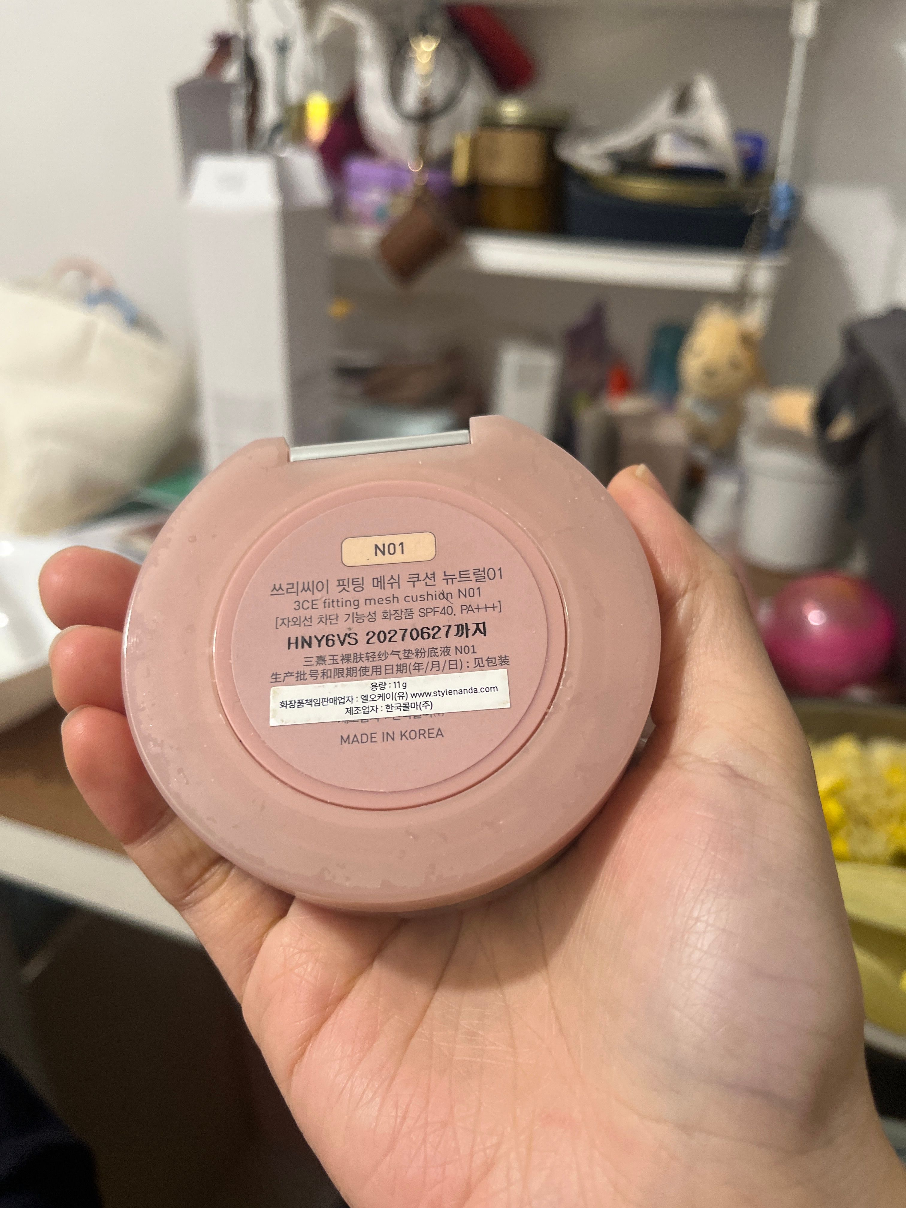 3CE Fitting Mesh Cushion 真實評價/實測照片 byhiu***************com 1
