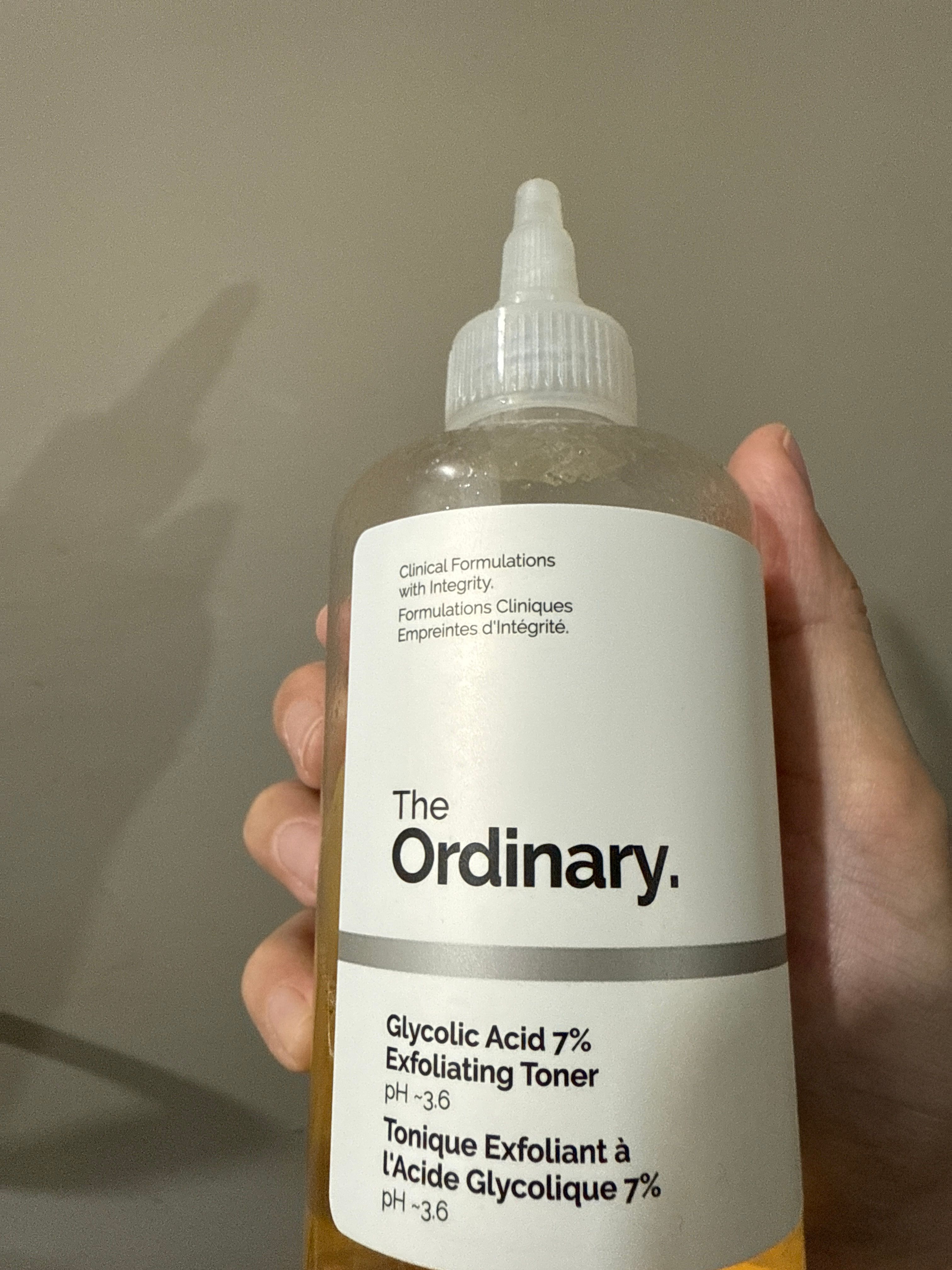 The Ordinary 甘醇酸7%爽膚水 真實評價/實測照片 byI**s 2