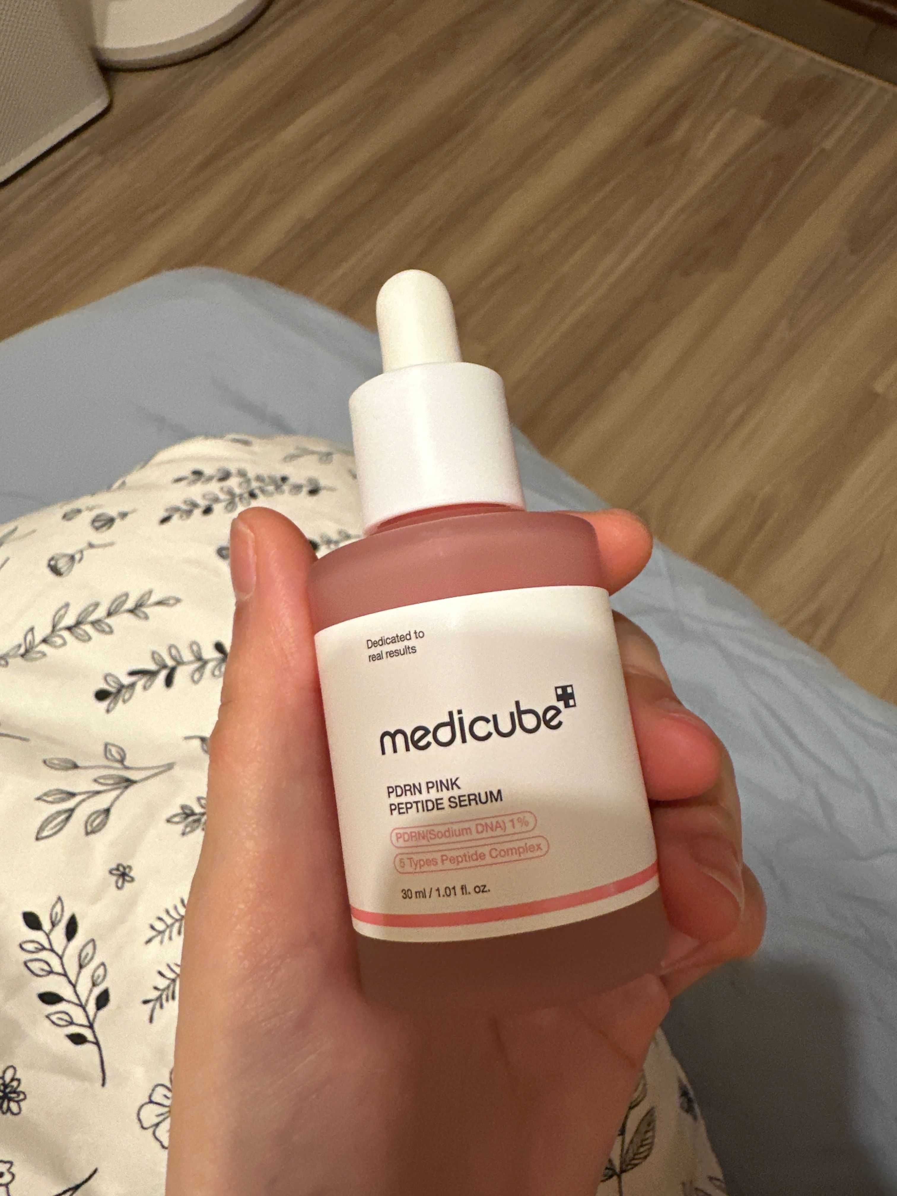 Medicube PDRN 粉紅胜肽膠原蛋白安瓶 真實評價/實測照片 byy*n 2