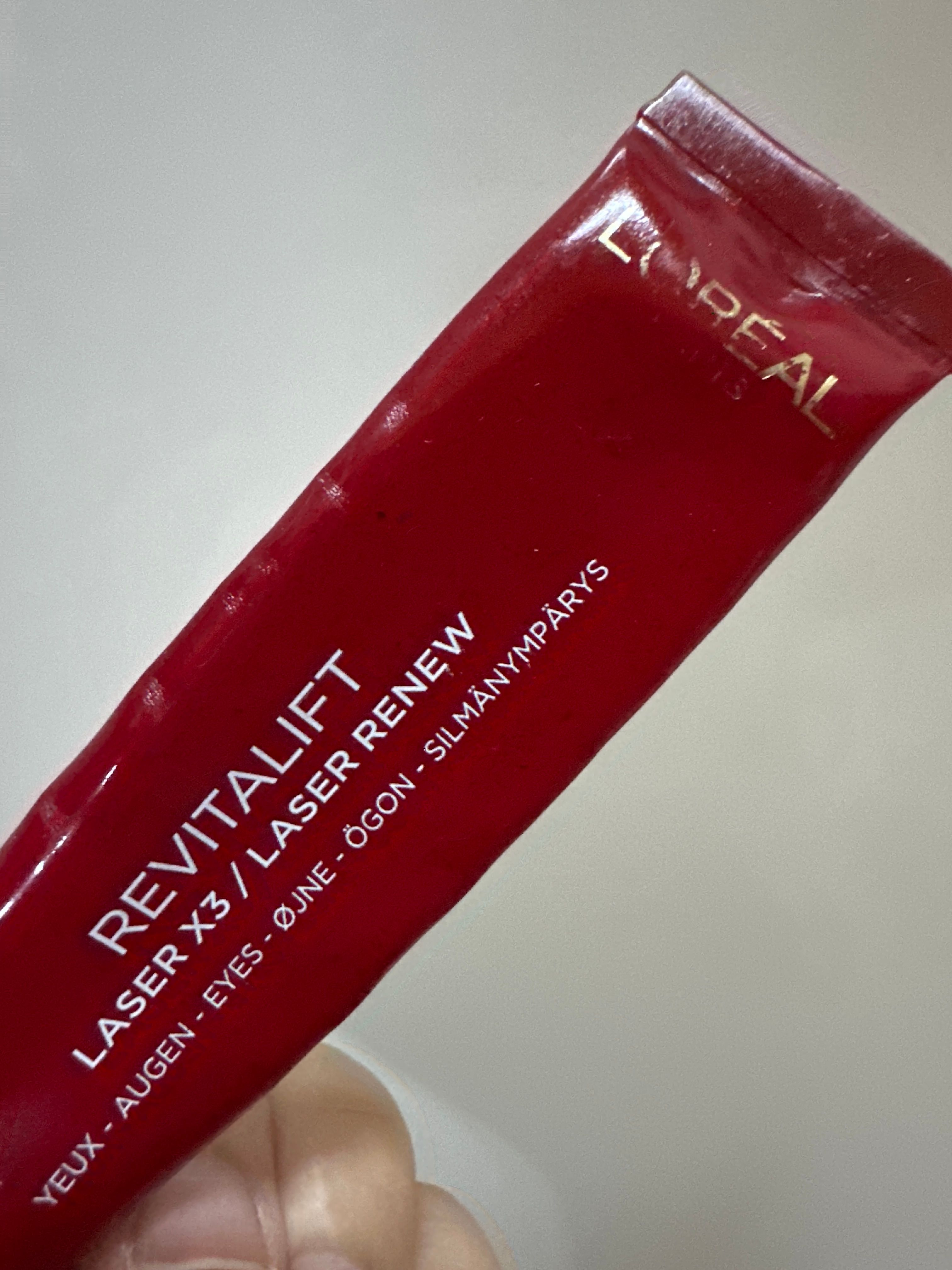 L'Oreal 活力緊緻光學嫩膚活肌修護眼霜 Revitalift Laser X3 Transforming Anti-aging Eye Cream 真實評價/實測照片 byM* 1