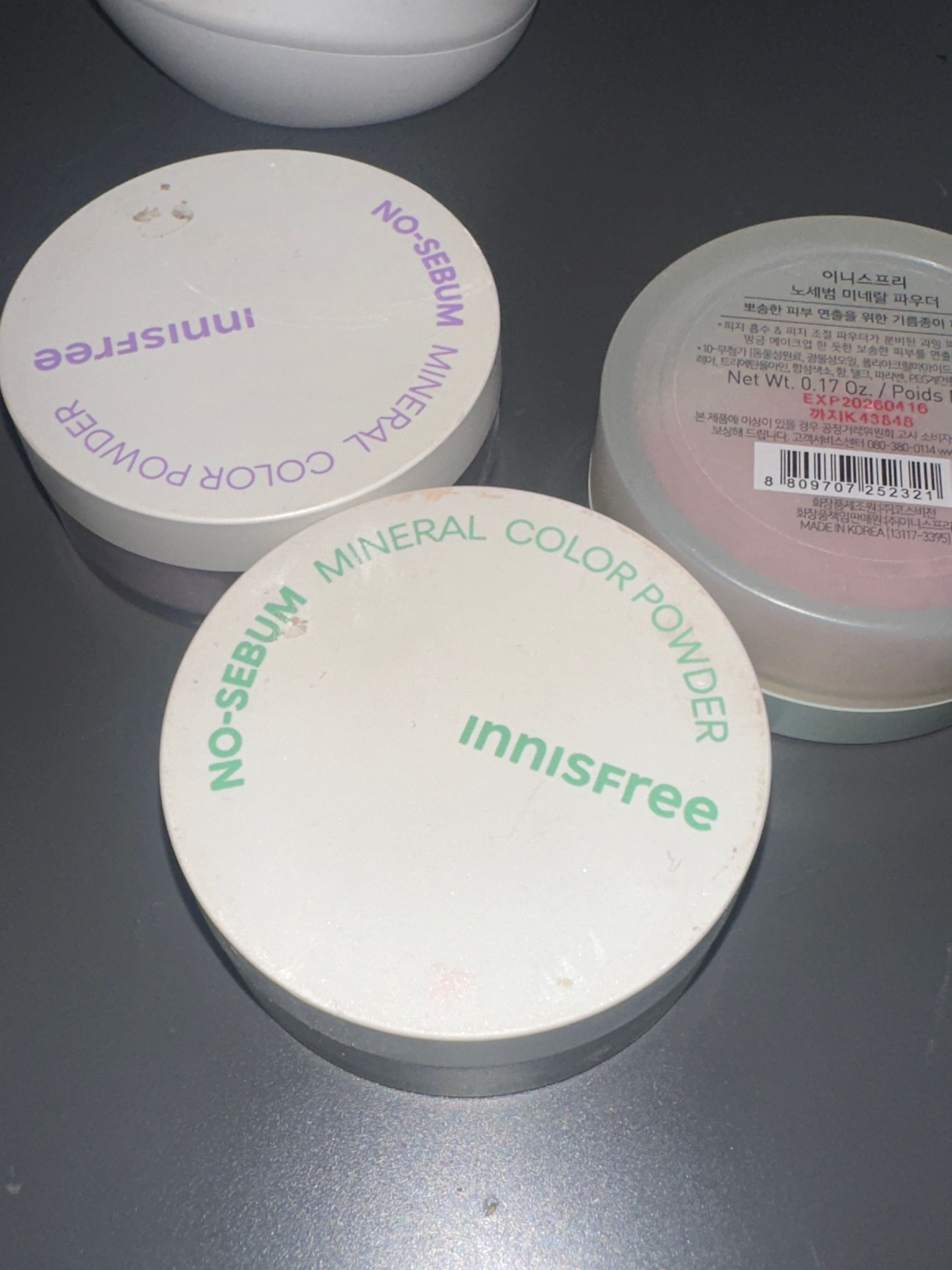 Innisfree 控油礦物質散粉 真實評價/實測照片 byM***C 1